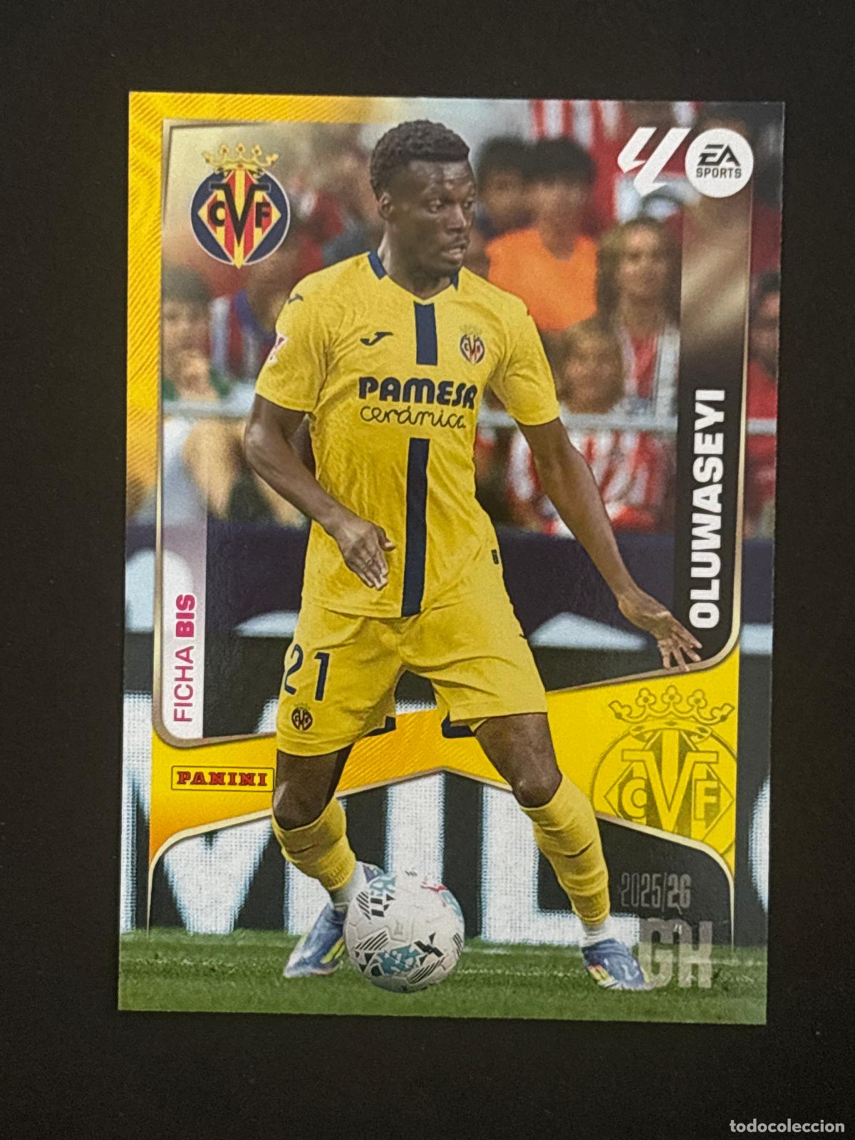 Cromos de f&uacute;tbol: 377BIS OLUWASEYI VILLARREAL 3&ordf; EDICI&Oacute;N MEGACRACKS MGK 25-26 2025-2026 PANINI LIGA