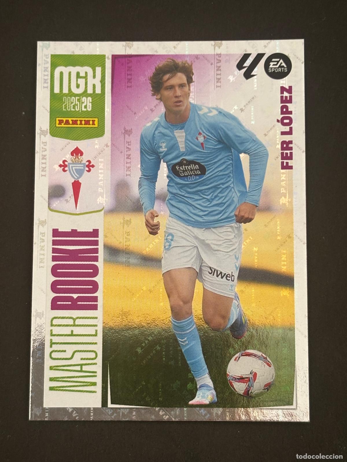 Figurine di Calcio: 411 FER L&Oacute;PEZ MASTER ROOKIE MEGACRACKS MGK 25-26 2025-2026 PANINI LIGA