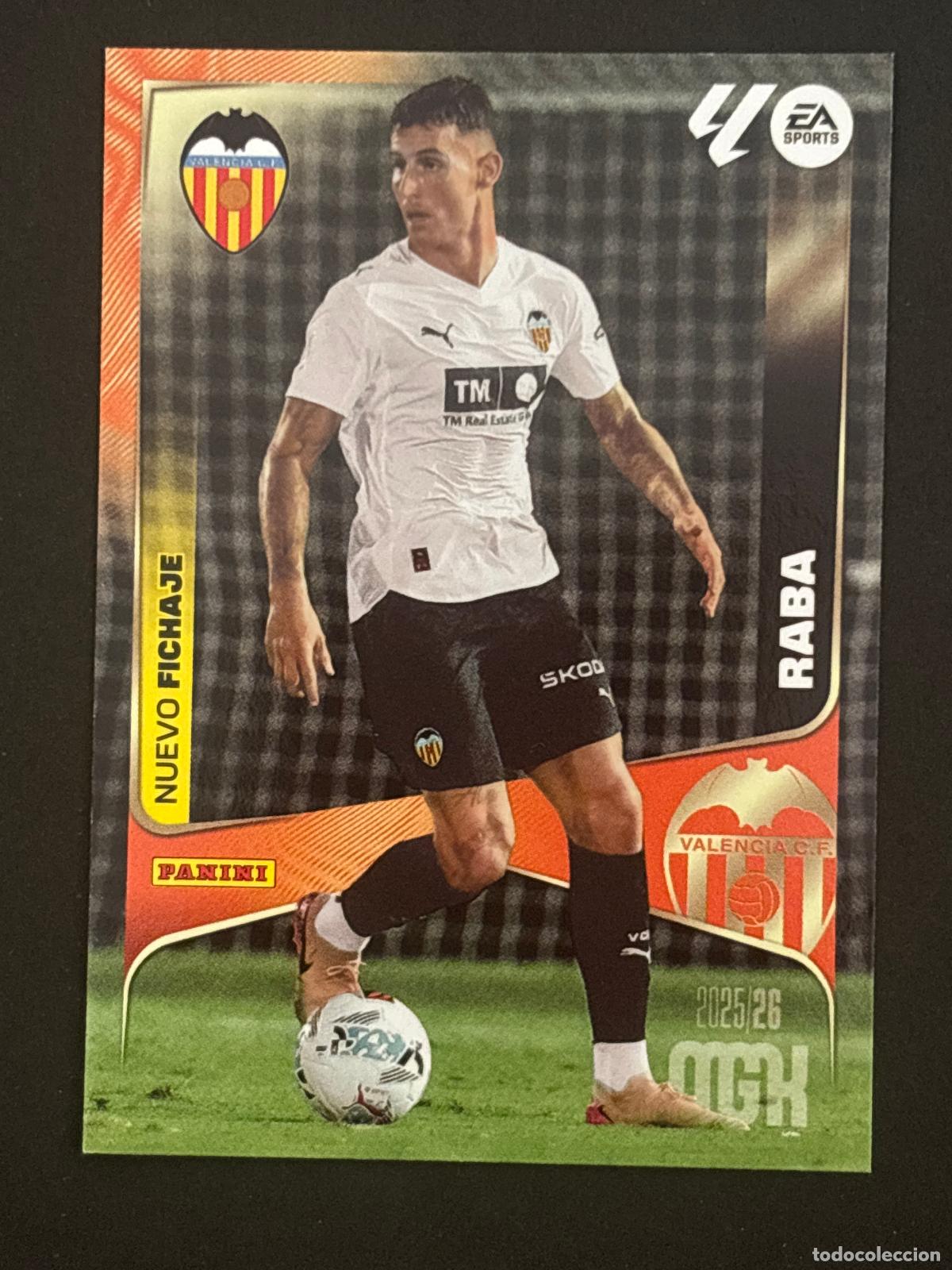 Cromos de f&uacute;tbol: 444 RABA NUEVO FICHAJE 2&ordf; EDICI&Oacute;N MEGACRACKS MGK 25-26 2025-2026 PANINI LIGA