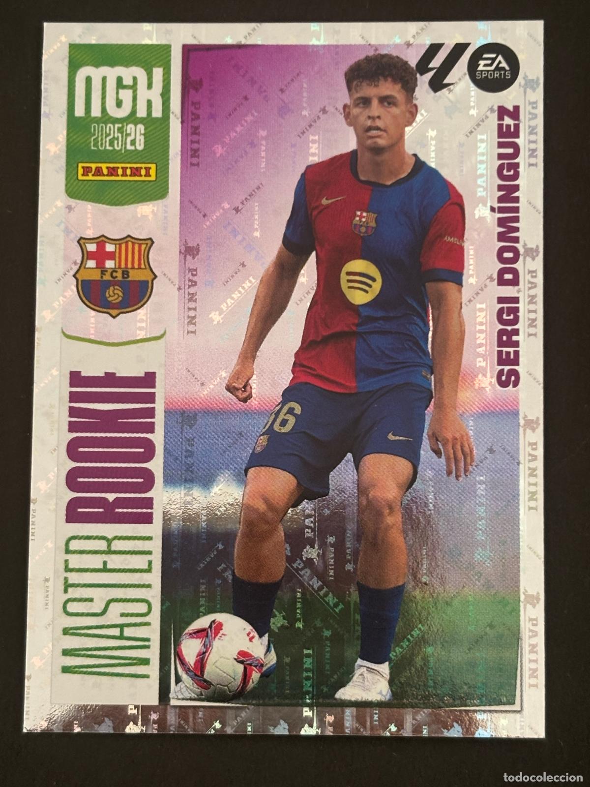 Figurine di Calcio: 421 SERGI DOM&Iacute;NGUEZ MASTER ROOKIE MEGACRACKS MGK 25-26 2025-2026 PANINI LIGA