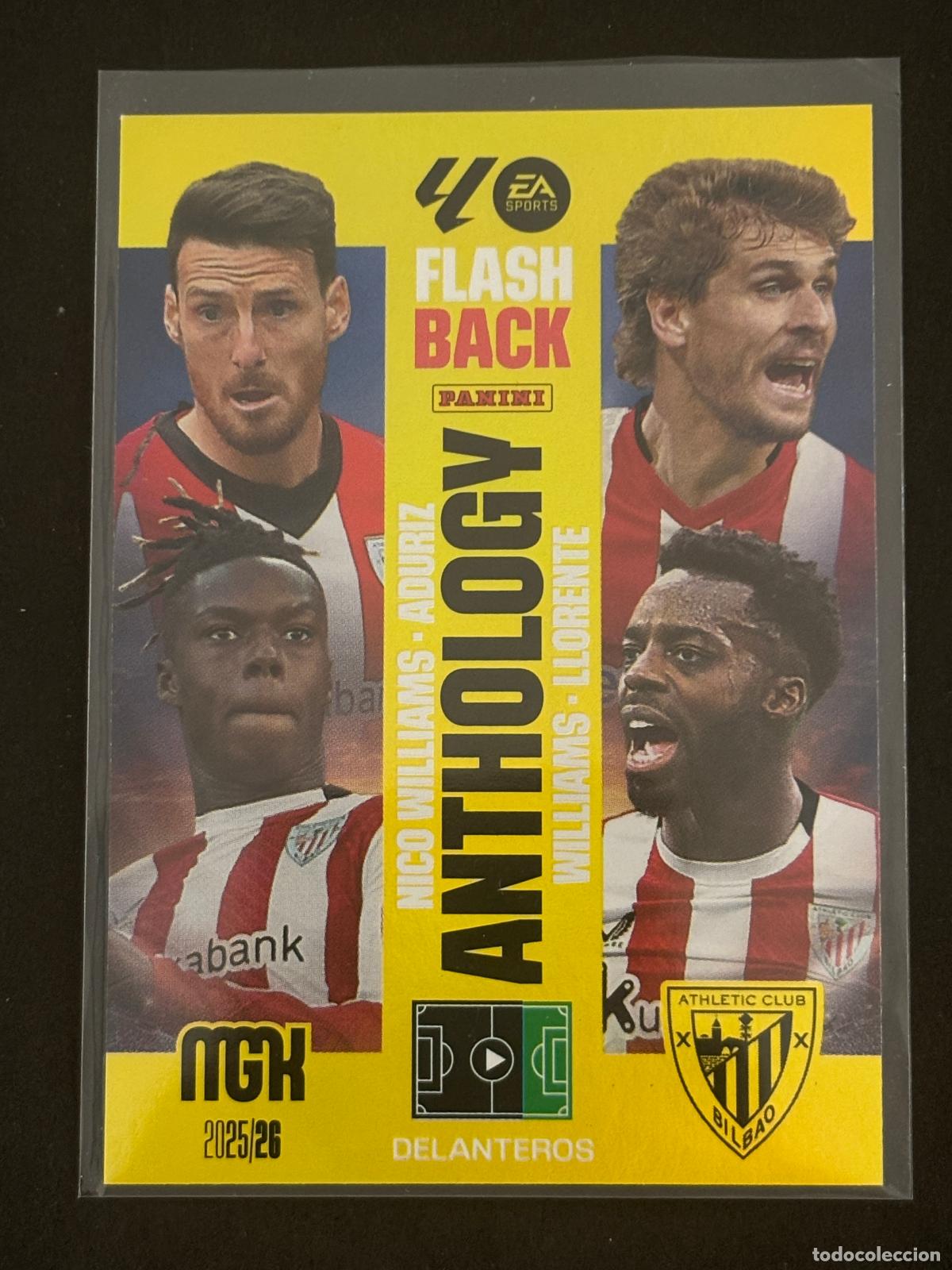 Figurine di Calcio: 433 ADURIZ / LLORENTE / NICO WILLIAMS / WILLIAMS FLASH BACK ANTHOLOGY MEGACRACKS MGK 25-26