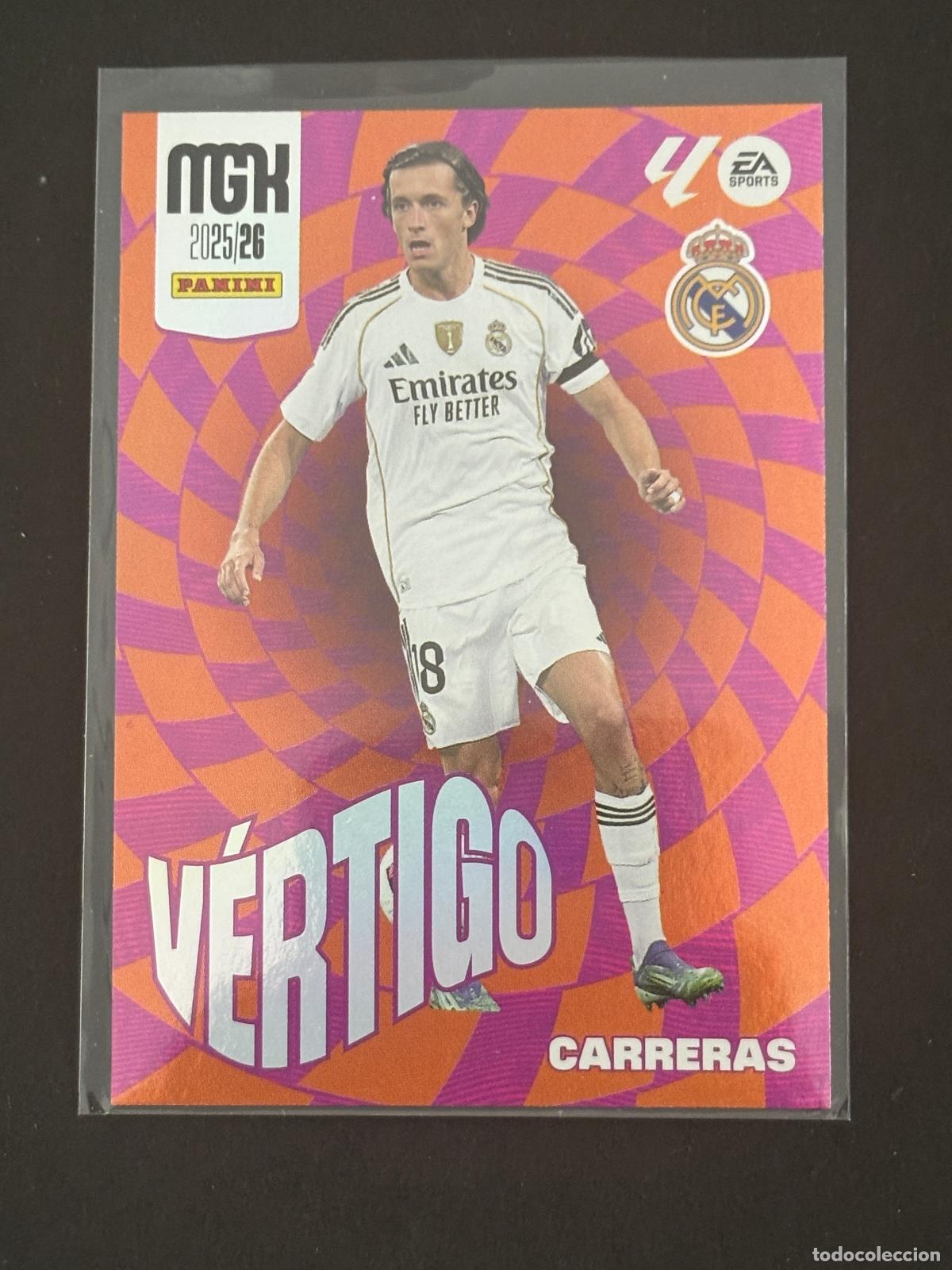 Cromos de f&uacute;tbol: 508 CARRERAS NUEVA V&Eacute;RTIGO 3&ordf; EDICI&Oacute;N MEGACRACKS MGK 25-26 2025-2026 PANINI LIGA