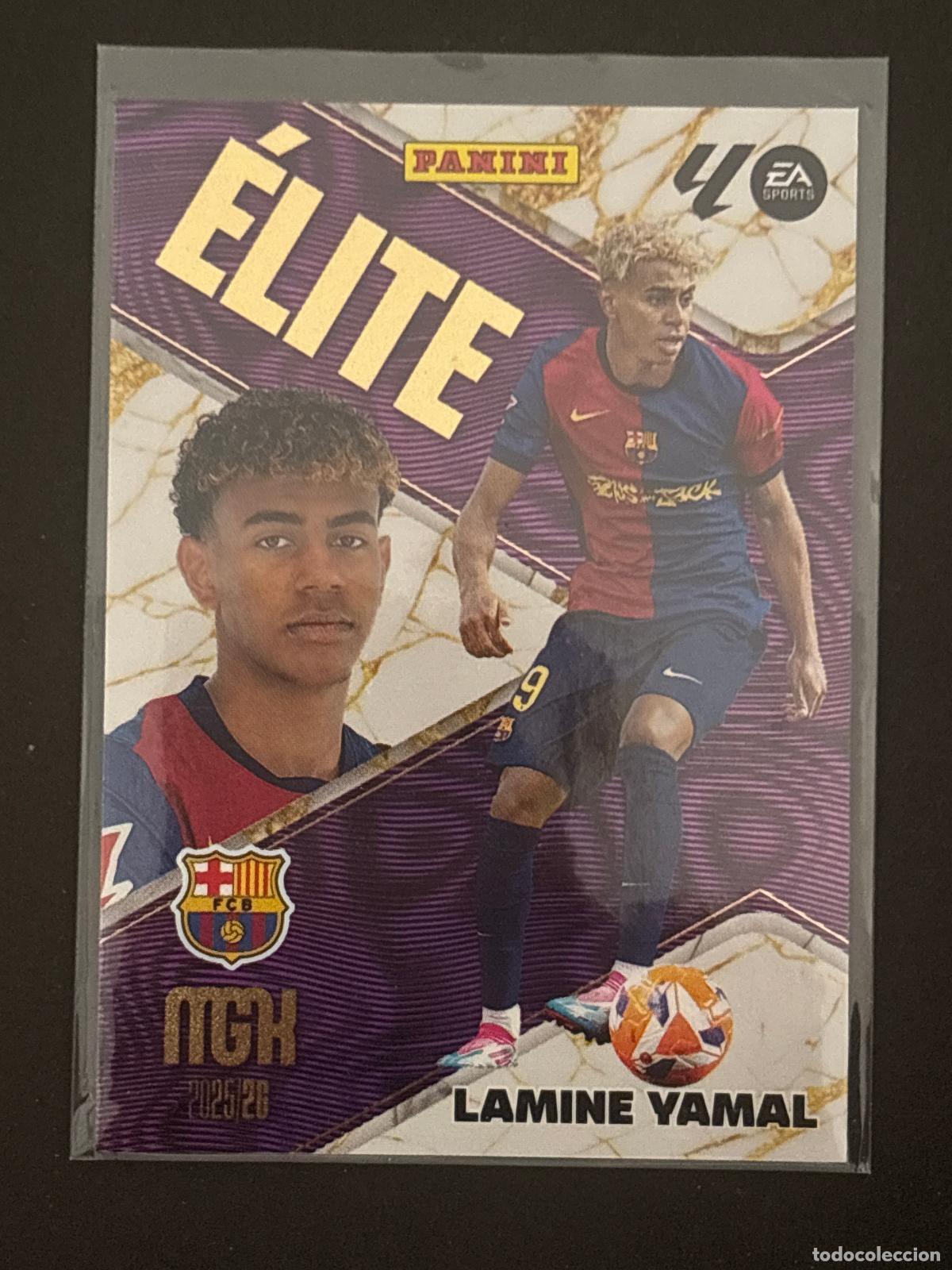 Cartes &agrave; collectionner de Football: 9 LAMINE YAMAL BARCELONA &Eacute;LITE MEGACRACKS MGK 25-26 2025-2026 PANINI LIGA