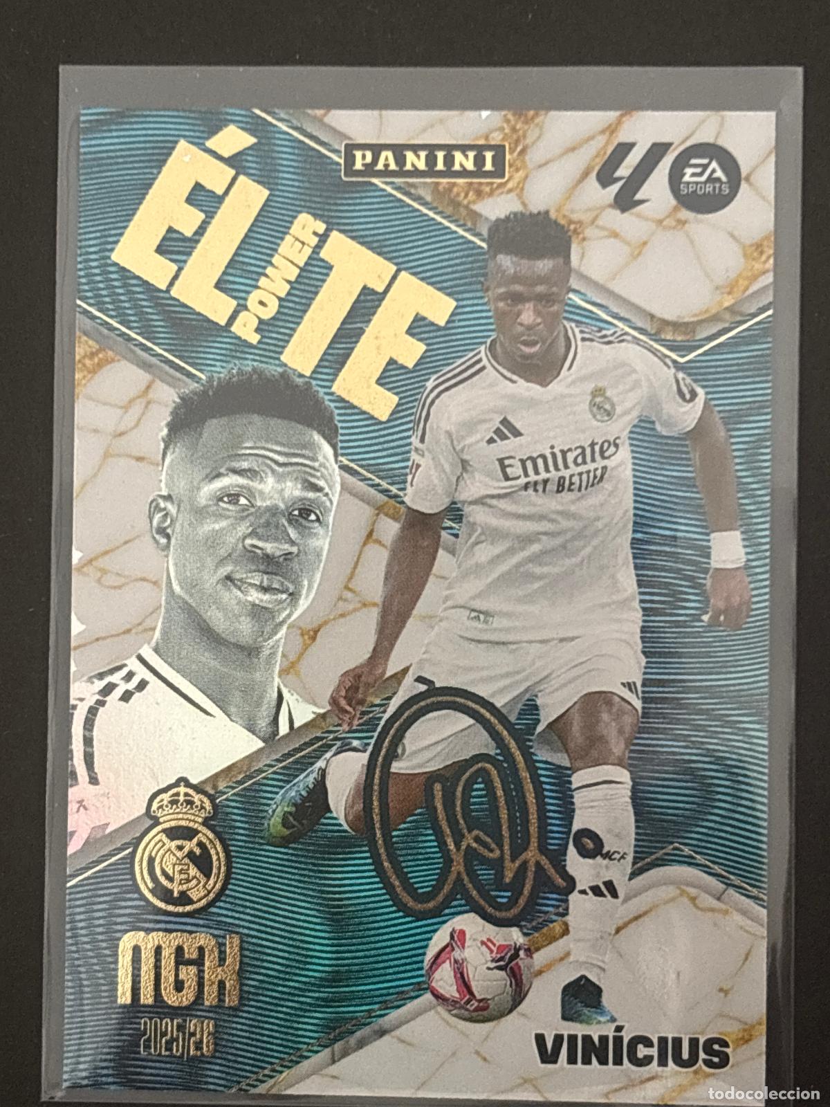 Cartes &agrave; collectionner de Football: 18P VINICIUS &Eacute;LITE POWER MEGACRACKS MGK 25-26 2025-2026 PANINI LIGA