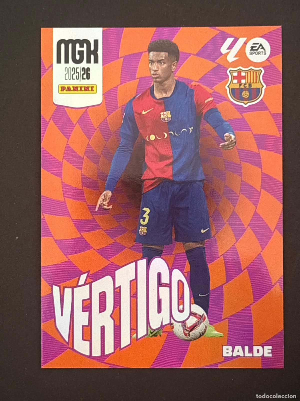 Cartes &agrave; collectionner de Football: 380 BALDE BARCELONA V&Eacute;RTIGO MEGACRACKS MGK 25-26 2025-2026 PANINI LIGA