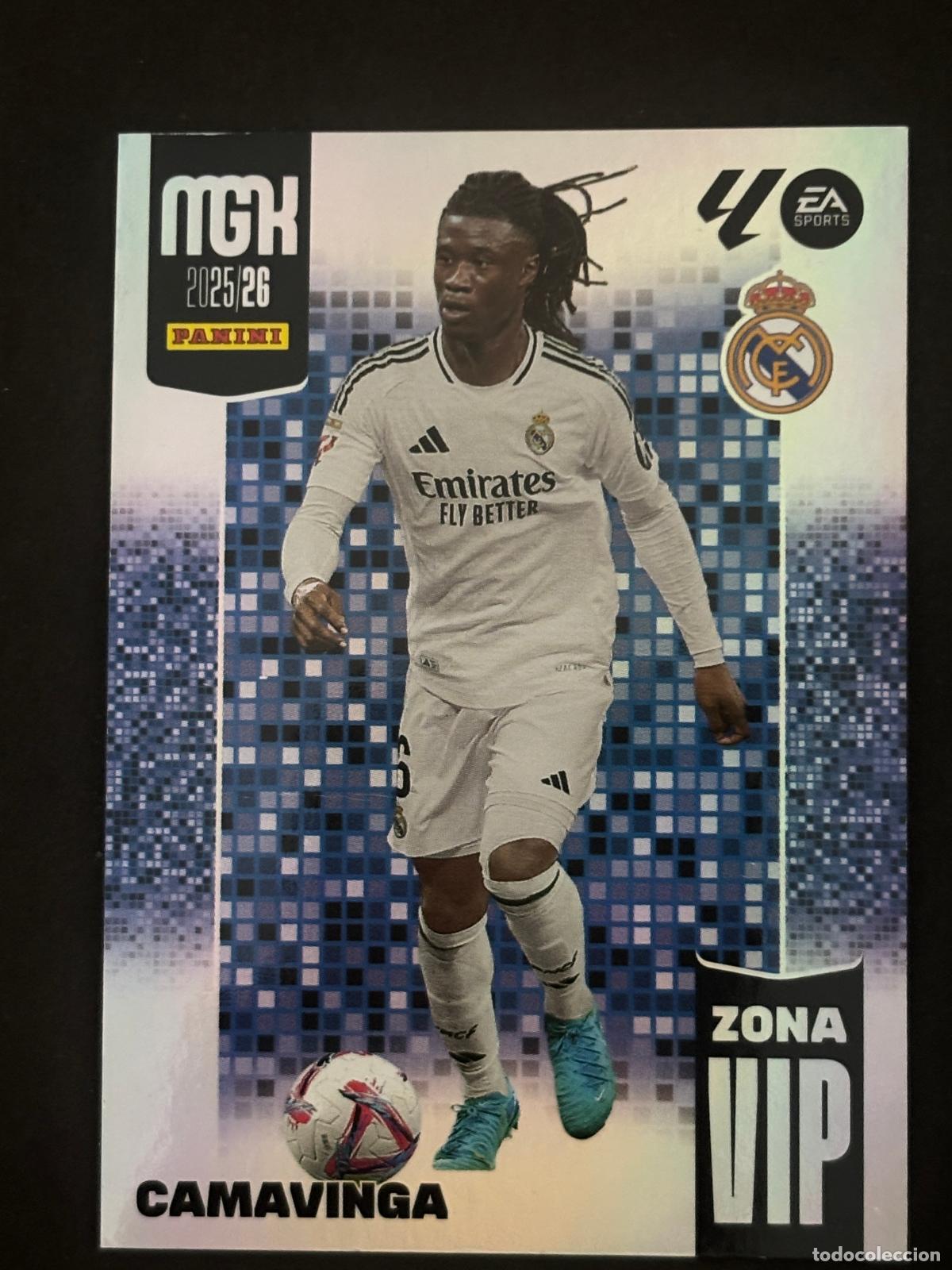 Cartes &agrave; collectionner de Football: 391 CAMAVINGA REAL MADRID ZONA VIP MEGACRACKS MGK 25-26 2025-2026 PANINI LIGA