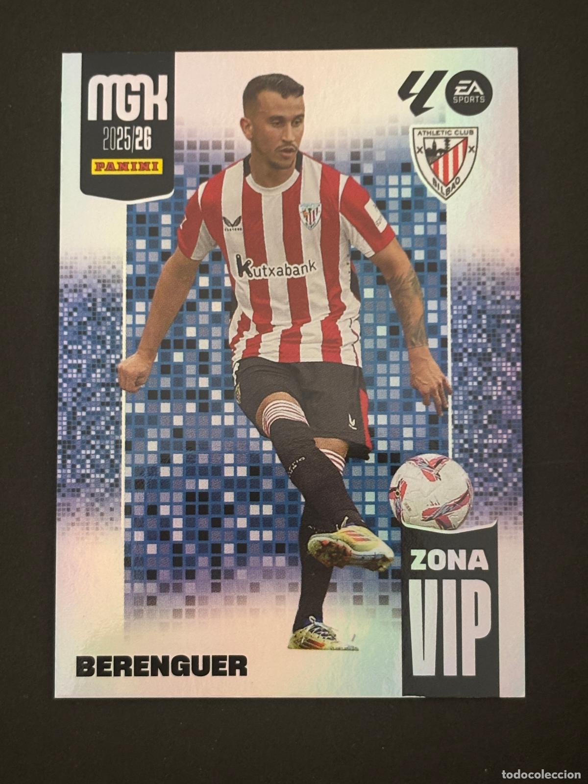 Cartes &agrave; collectionner de Football: 390 BERENGUER AT BILBAO ZONA VIP MEGACRACKS MGK 25-26 2025-2026 PANINI LIGA