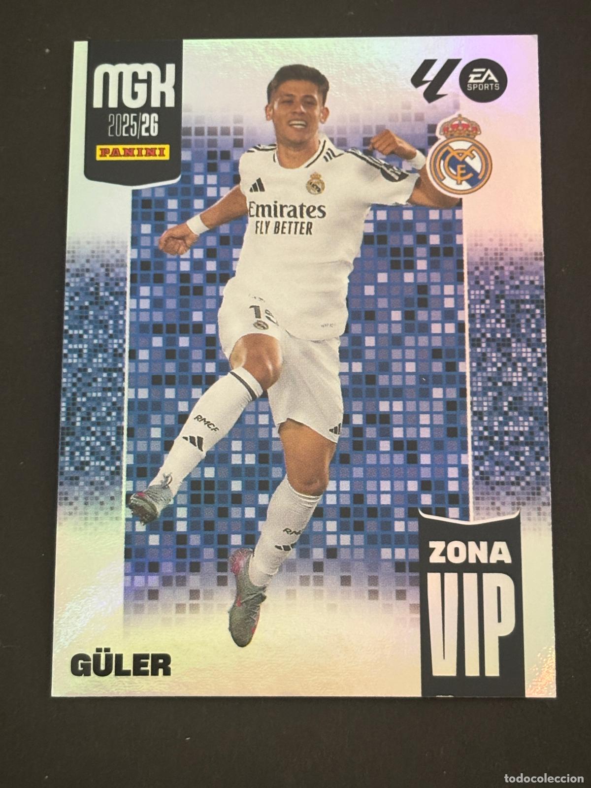 Cartes &agrave; collectionner de Football: 394 G&Uuml;LER REAL MADRID ZONA VIP MEGACRACKS MGK 25-26 2025-2026 PANINI LIGA