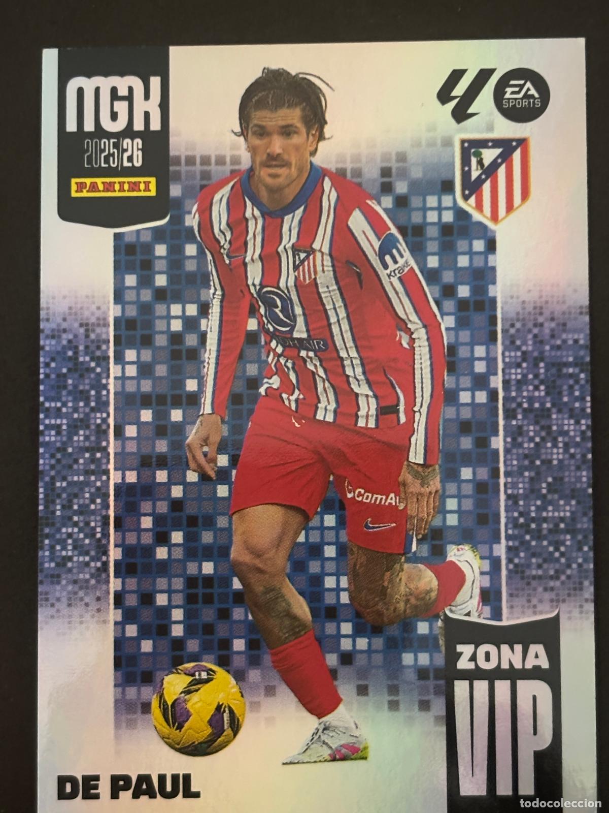 Cartes &agrave; collectionner de Football: 393 DE PAUL AT MADRID ZONA VIP MEGACRACKS MGK 25-26 2025-2026 PANINI LIGA