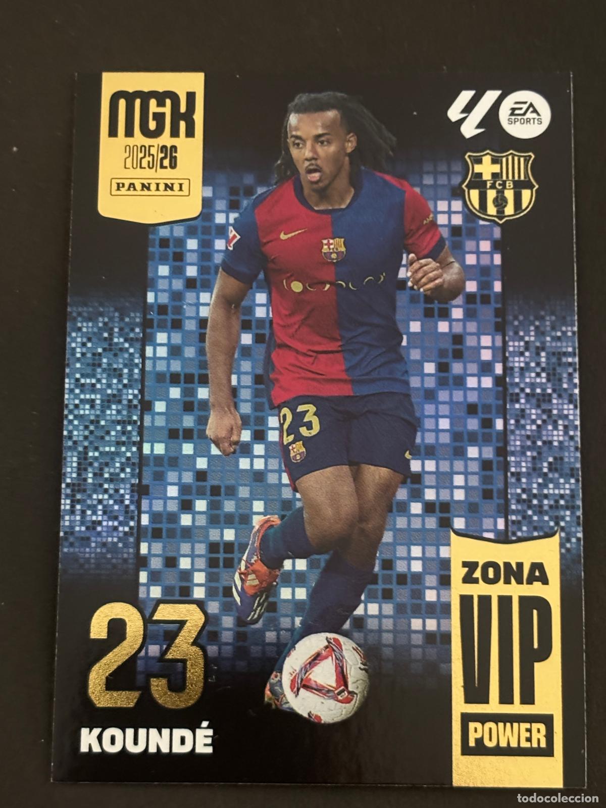 Cartes &agrave; collectionner de Football: 399P KOUND&Eacute; BARCELONA ZONA VIP POWER MEGACRACKS MGK 25-26 2025-2026 PANINI LIGA