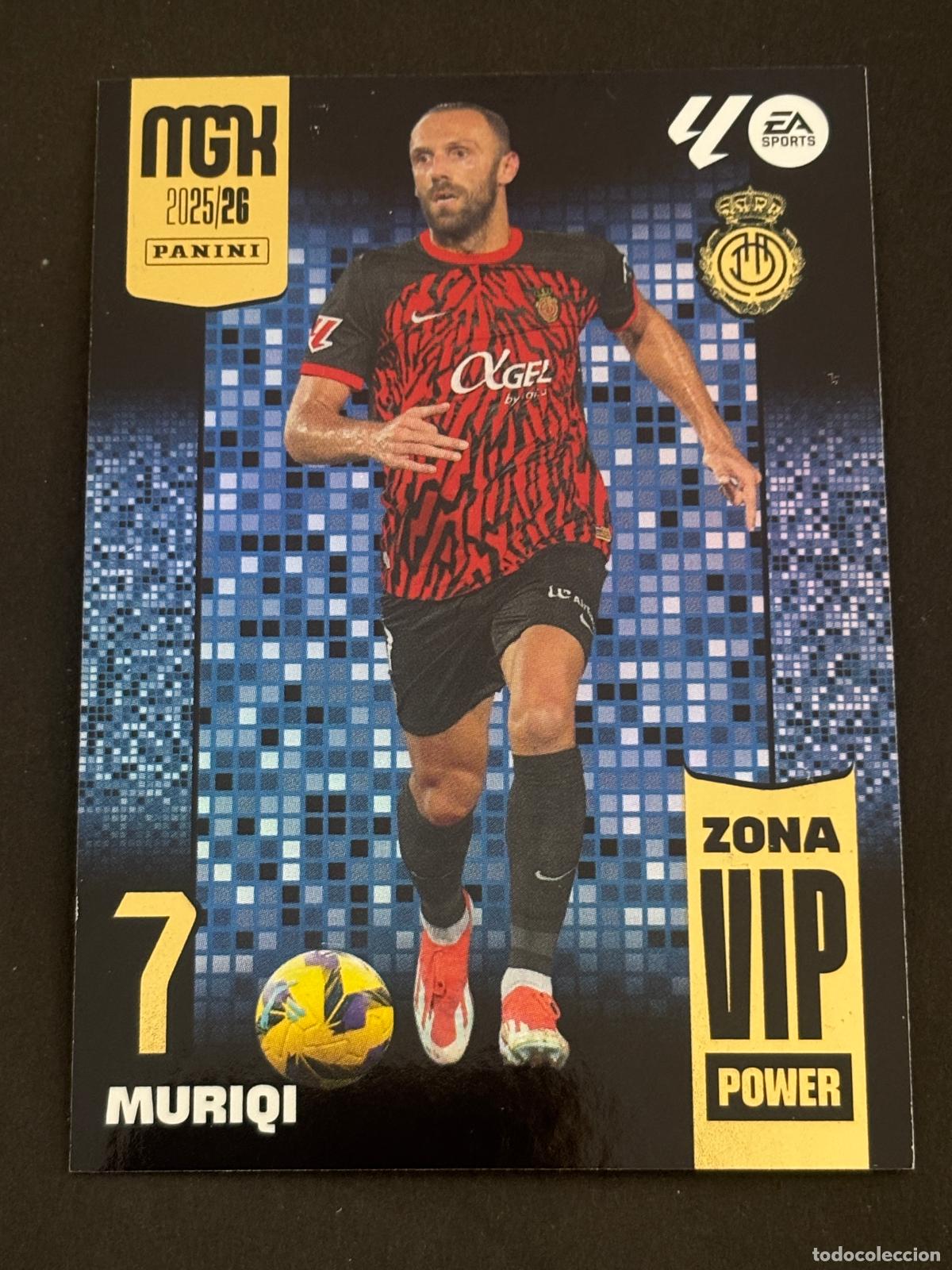 Cartes &agrave; collectionner de Football: 402P MURIQI MALLORCA ZONA VIP POWER MEGACRACKS MGK 25-26 2025-2026 PANINI LIGA
