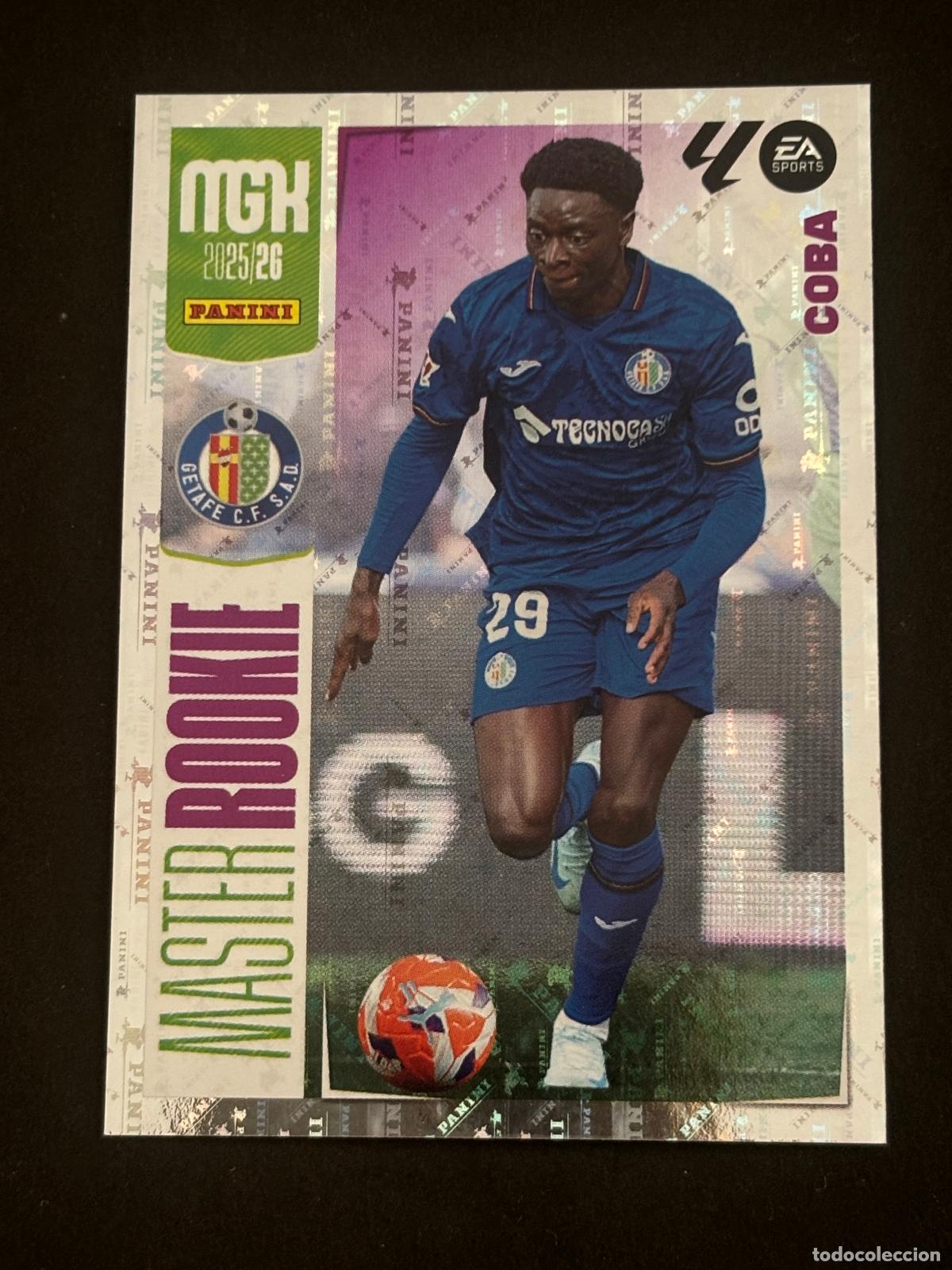 Cromos de f&uacute;tbol: 408 COBA GETAFE MASTER ROOKIE MEGACRACKS MGK 25-26 2025-2026 PANINI LIGA