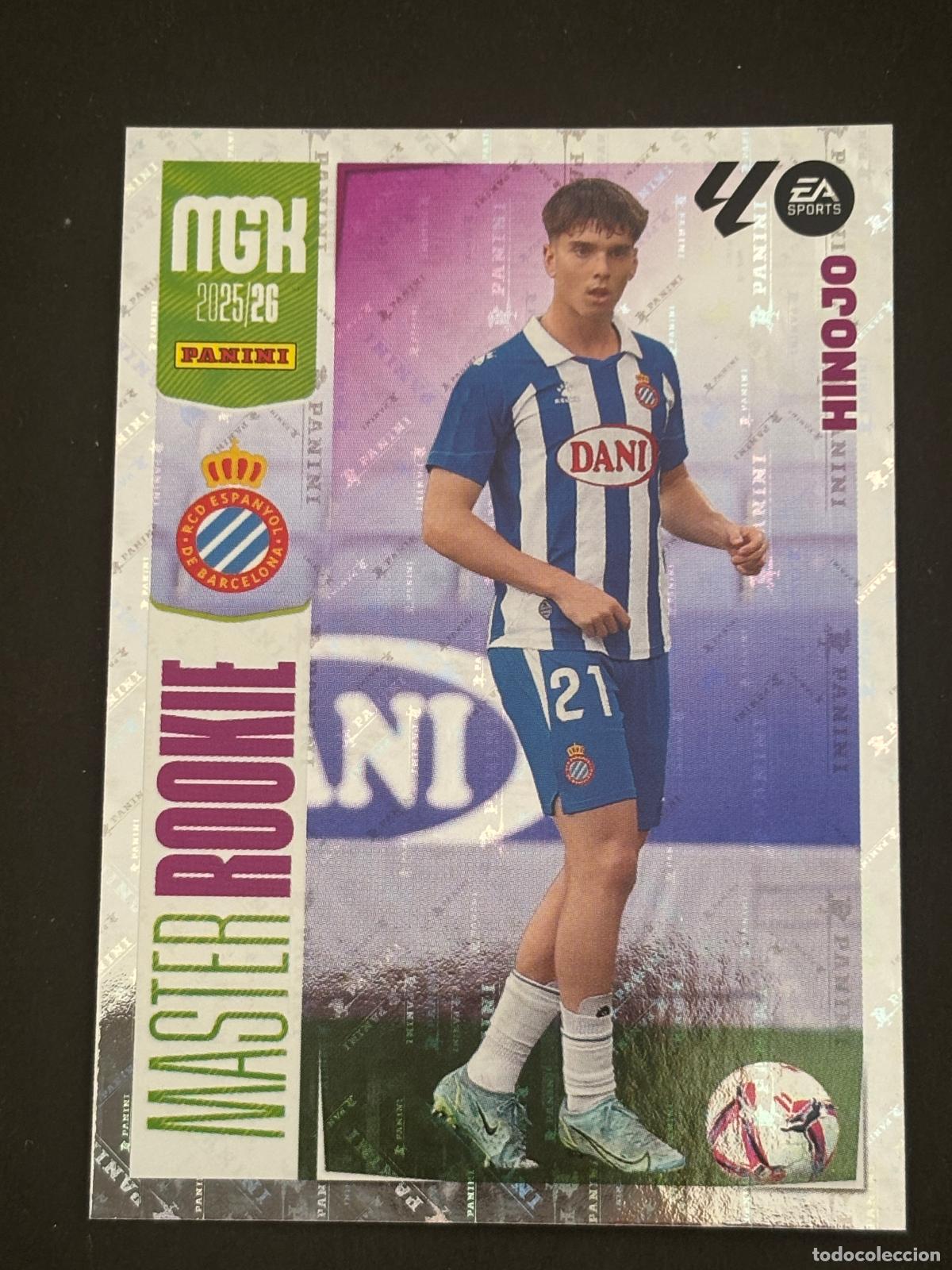 Cromos de f&uacute;tbol: 413 HINOJO MASTER ROOKIE MEGACRACKS MGK 25-26 2025-2026 PANINI LIGA