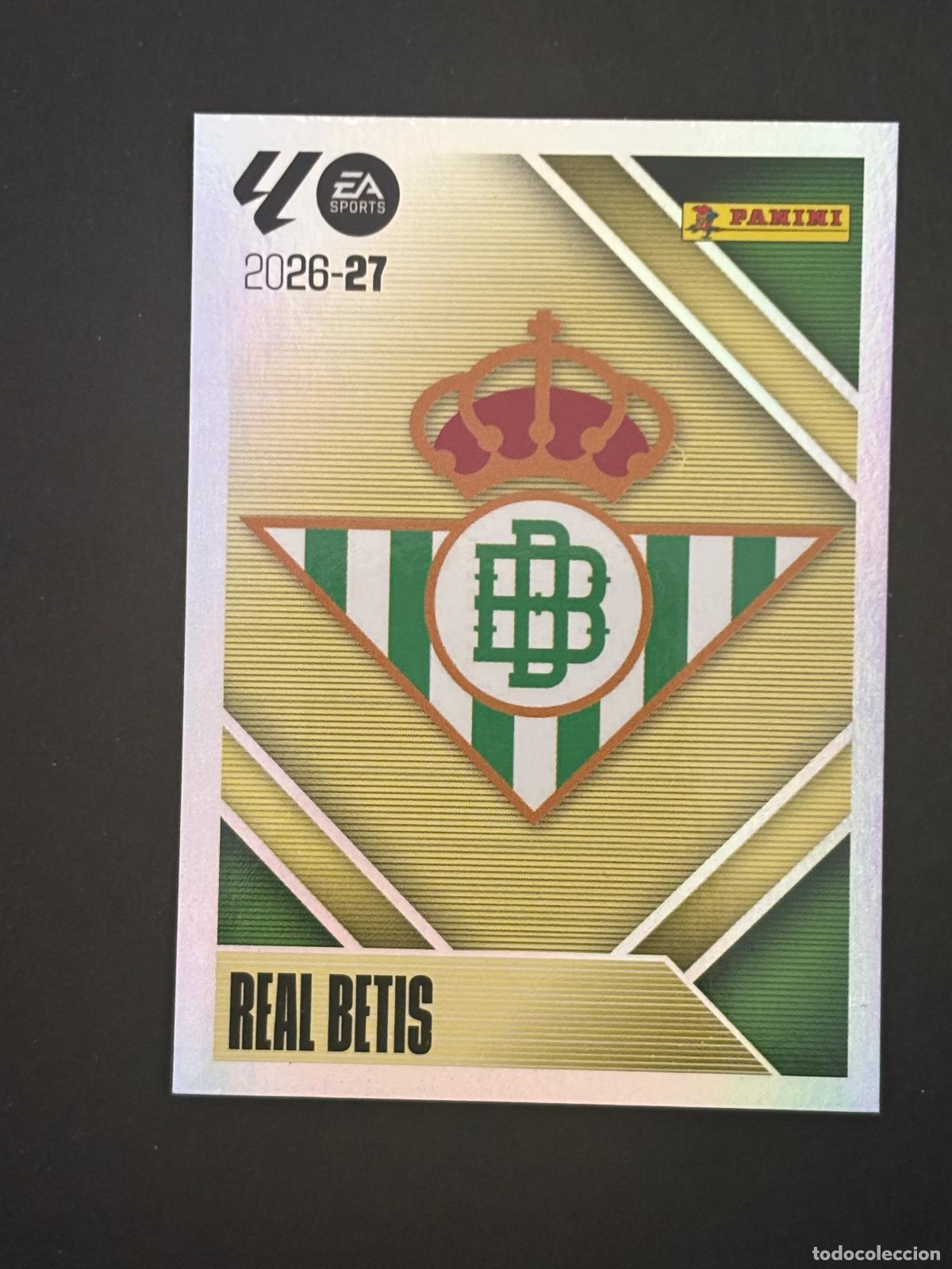 Cartes &agrave; collectionner de Football: 1 ESCUDO BETIS LIGA ESTE 26-27 2026-2027 PANINI LALIGA EA SPORTS