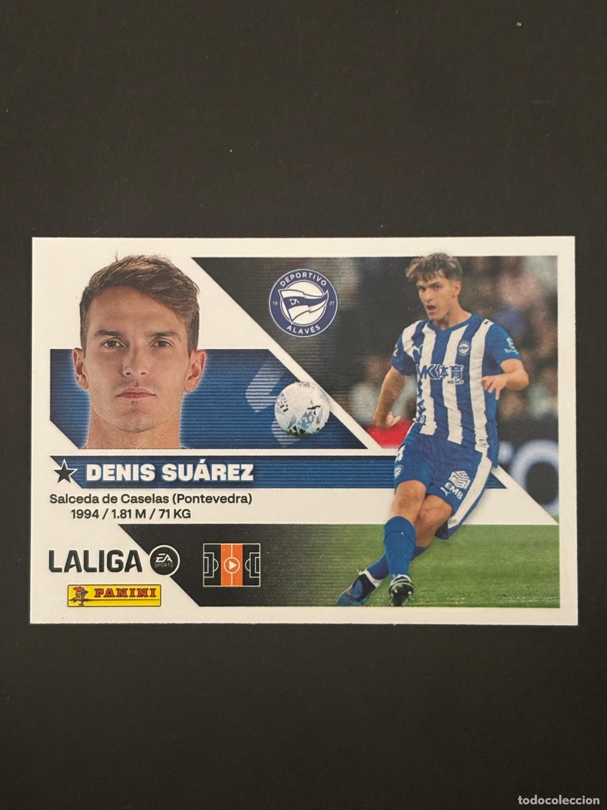 Football Stickers: 16 DENIS SU&Aacute;REZ ALAVES LIGA ESTE 26-27 2026-2027 PANINI LALIGA EA SPORTS
