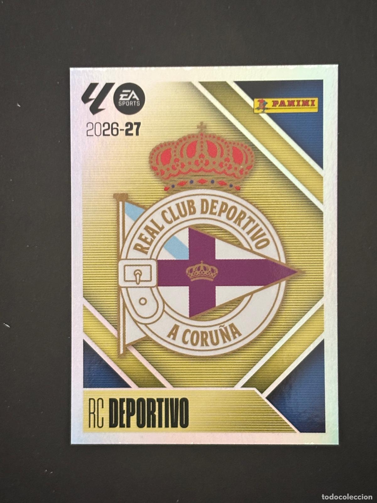 Football Stickers: 1 ESCUDO DEPORTIVO LIGA ESTE 26-27 2026-2027 PANINI LALIGA EA SPORTS