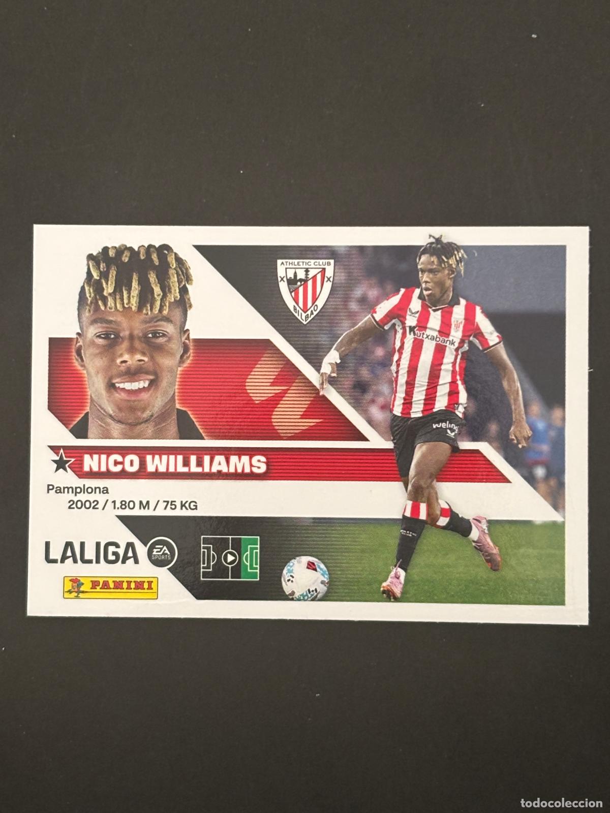 Figurine di Calcio: 18 NICO WILLIAMS AT BILBAO LIGA ESTE 26-27 2026-2027 PANINI LALIGA EA SPORTS