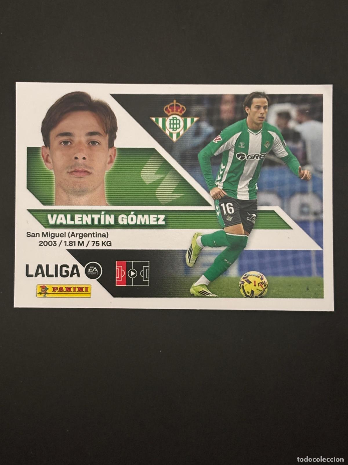 Figurine di Calcio: 9 VALENT&Iacute;N G&Oacute;MEZ BETIS LIGA ESTE 26-27 2026-2027 PANINI LALIGA EA SPORTS