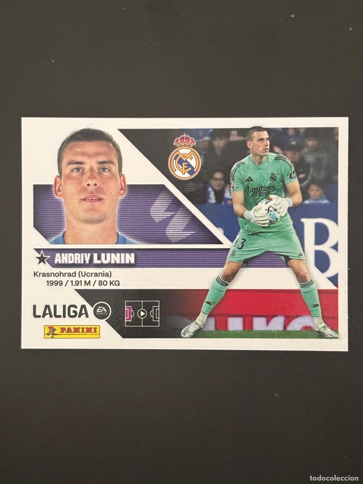 Figurine di Calcio: 4 LUNIN REAL MADRID LIGA ESTE 26-27 2026-2027 PANINI LALIGA EA SPORTS