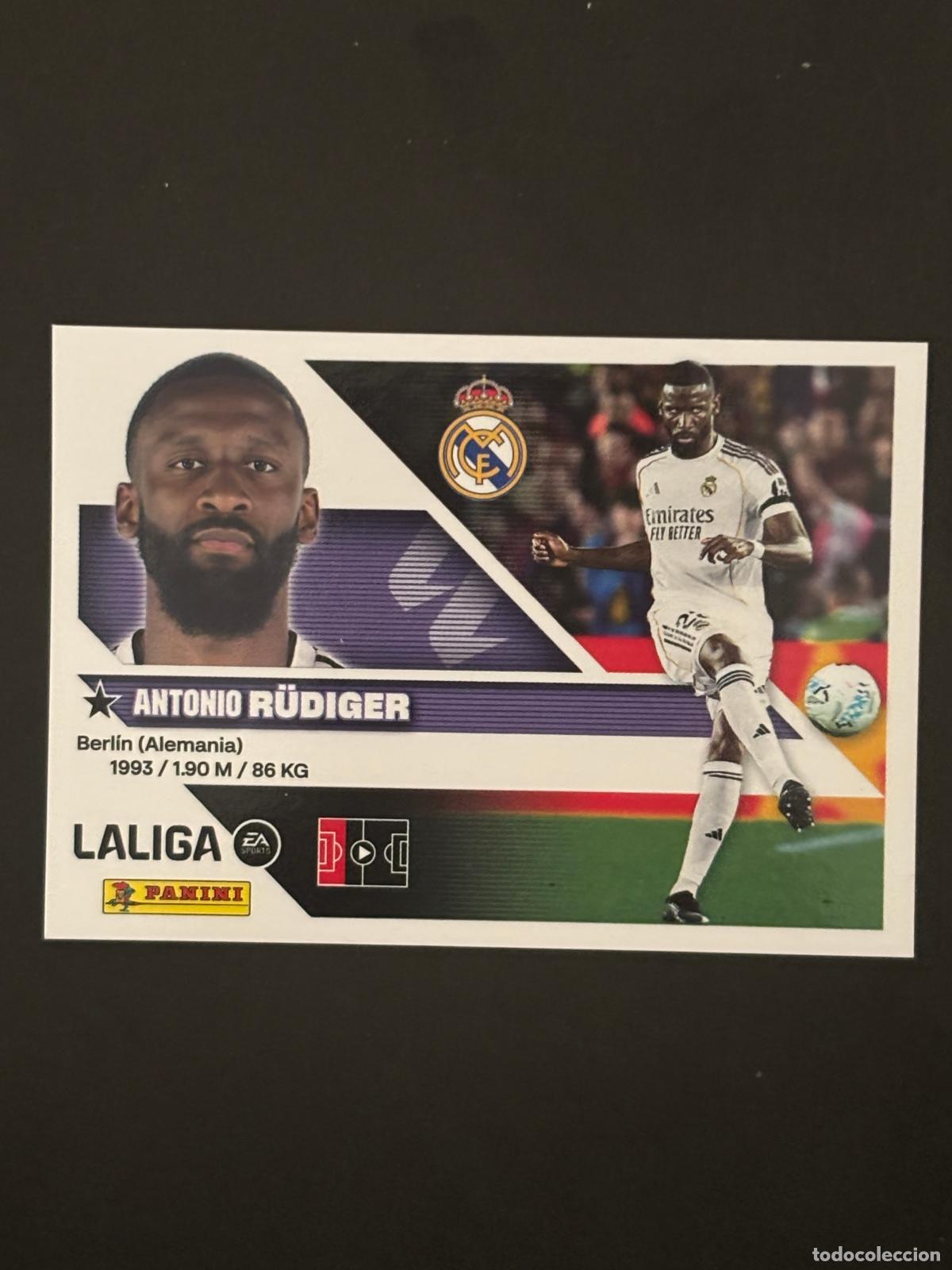 Football Stickers: 8 R&Uuml;DIGER REAL MADRID LIGA ESTE 26-27 2026-2027 PANINI LALIGA EA SPORTS
