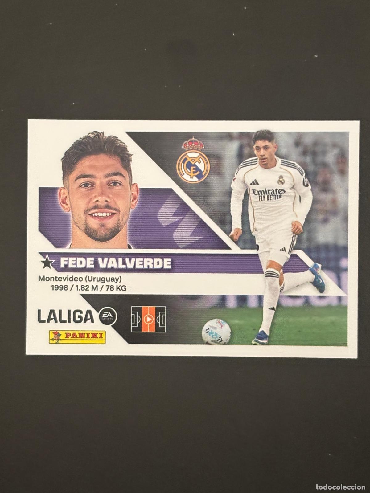 Football Stickers: 12 FEDE VALVERDE REAL MADRID LIGA ESTE 26-27 2026-2027 PANINI LALIGA EA SPORTS