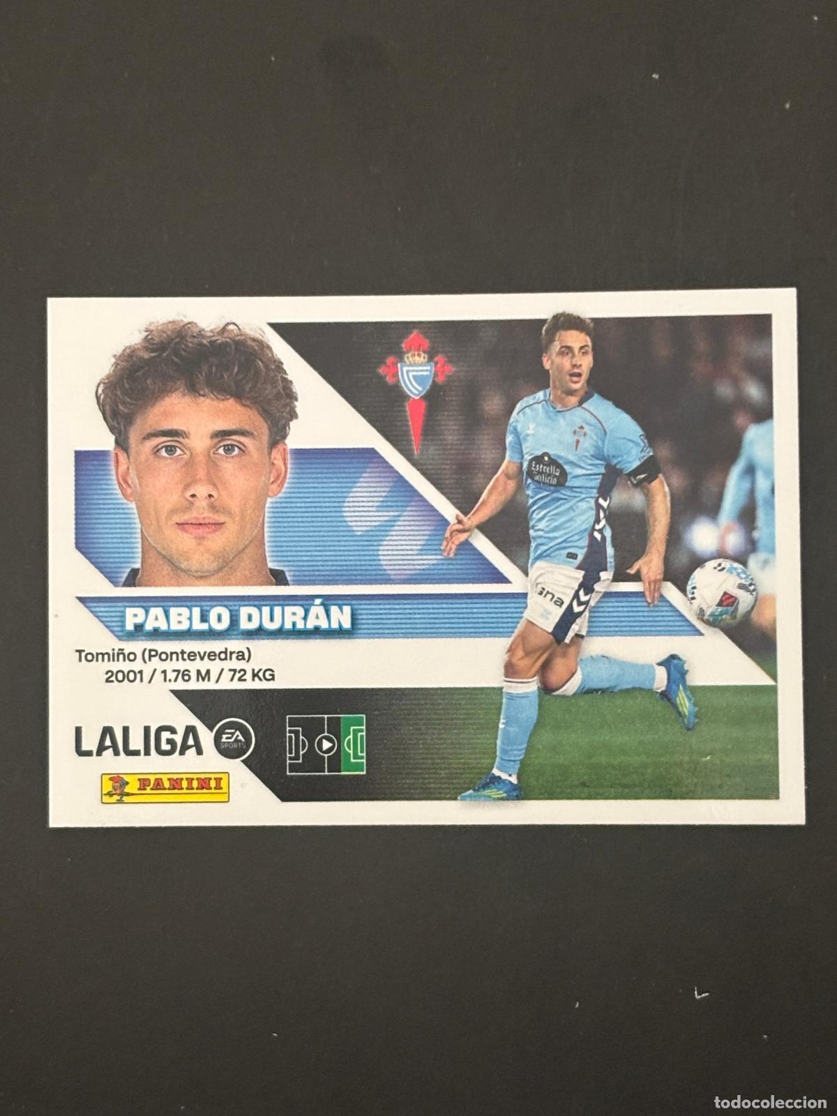 Football Stickers: 18A PABLO DUR&Aacute;N CELTA LIGA ESTE 26-27 2026-2027 PANINI LALIGA EA SPORTS