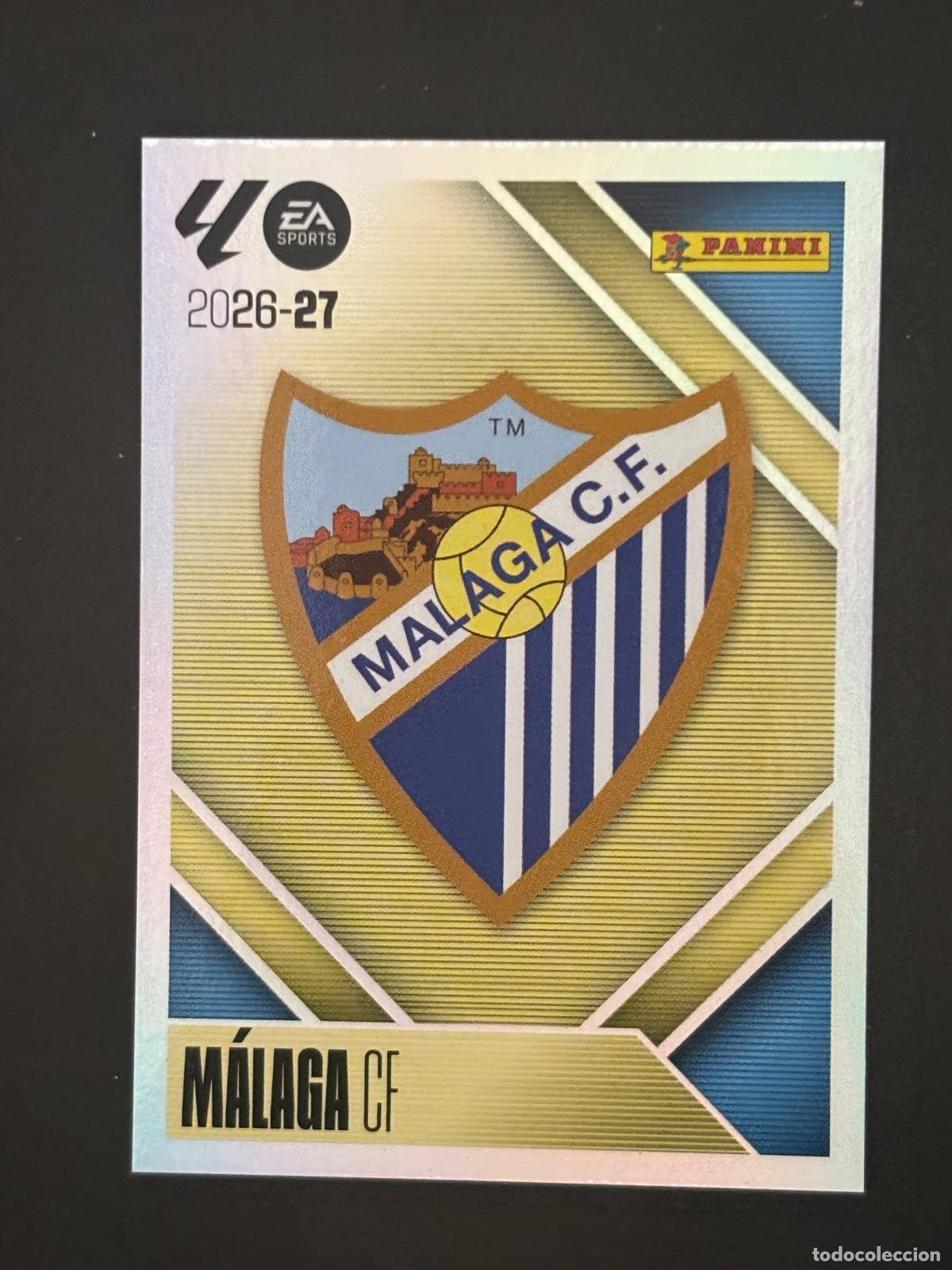 Football Stickers: 1 ESCUDO M&Aacute;LAGA LIGA ESTE 26-27 2026-2027 PANINI LALIGA EA SPORTS