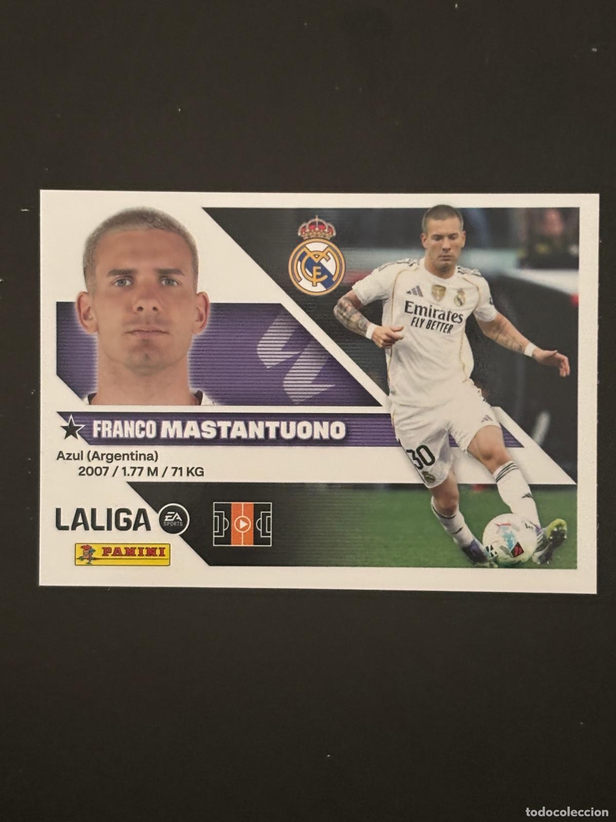Football Stickers: 16A MASTANTUONO REAL MADRID LIGA ESTE 26-27 2026-2027 PANINI LALIGA EA SPORTS