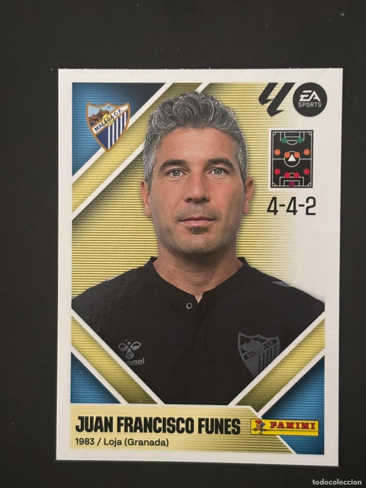 Figurine di Calcio: 2 JUAN FRANCISCO FUNES M&Aacute;LAGA ENTRENADOR LIGA ESTE 26-27 2026-2027 PANINI LALIGA EA SPORTS
