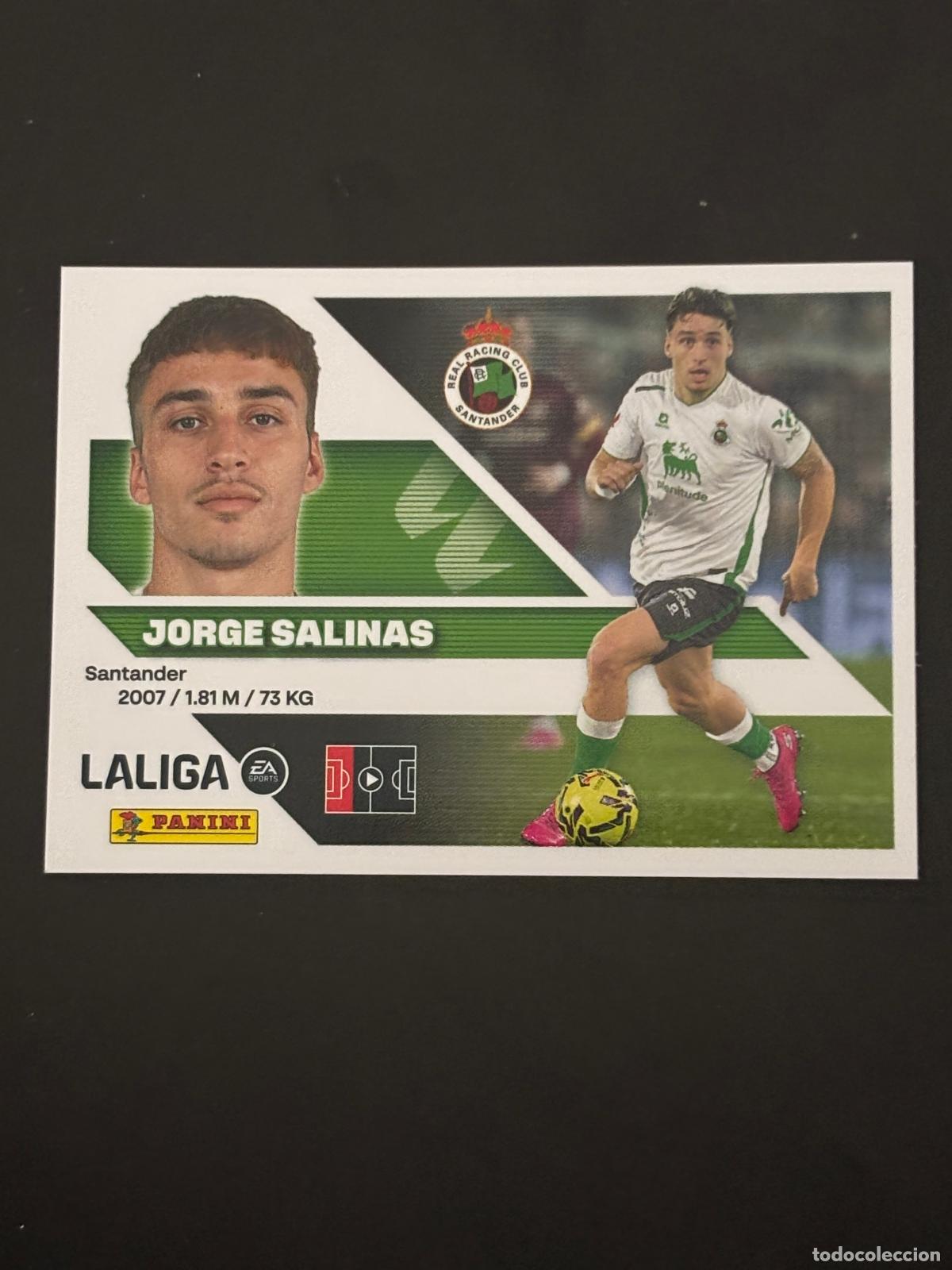 Cromos de f&uacute;tbol: 10 JORGE SALINAS RACING LIGA ESTE 26-27 2026-2027 PANINI LALIGA EA SPORTS