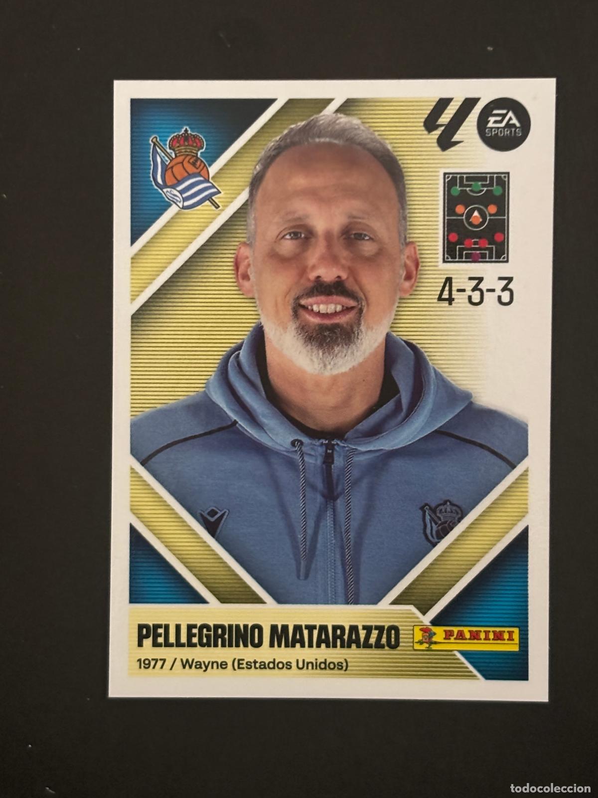 Football Stickers: 2 PELLEGRINO MATARAZZO REAL SOCIEDAD ENTRENADOR LIGA ESTE 26-27 2026-2027 PANINI LALIGA