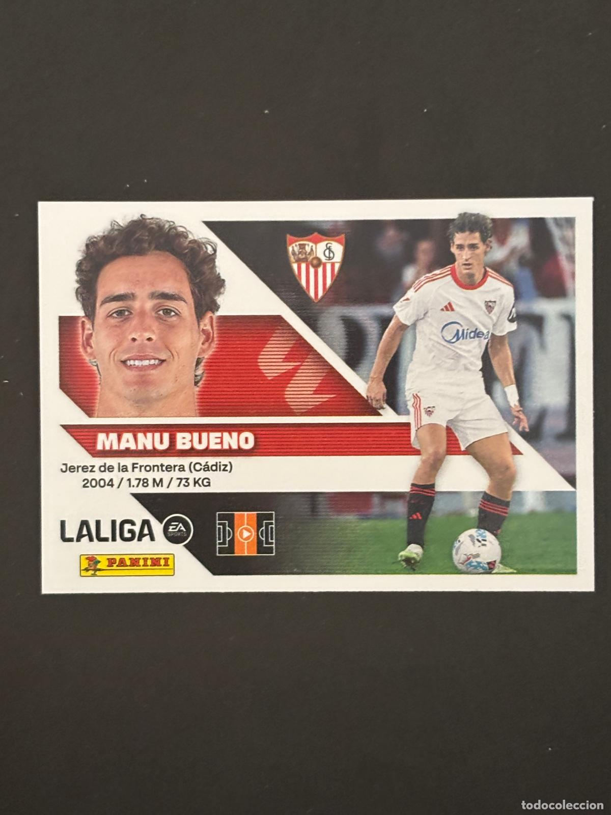 Figurine di Calcio: 16 MANU BUENO SEVILLA LIGA ESTE 26-27 2026-2027 PANINI LALIGA EA SPORTS