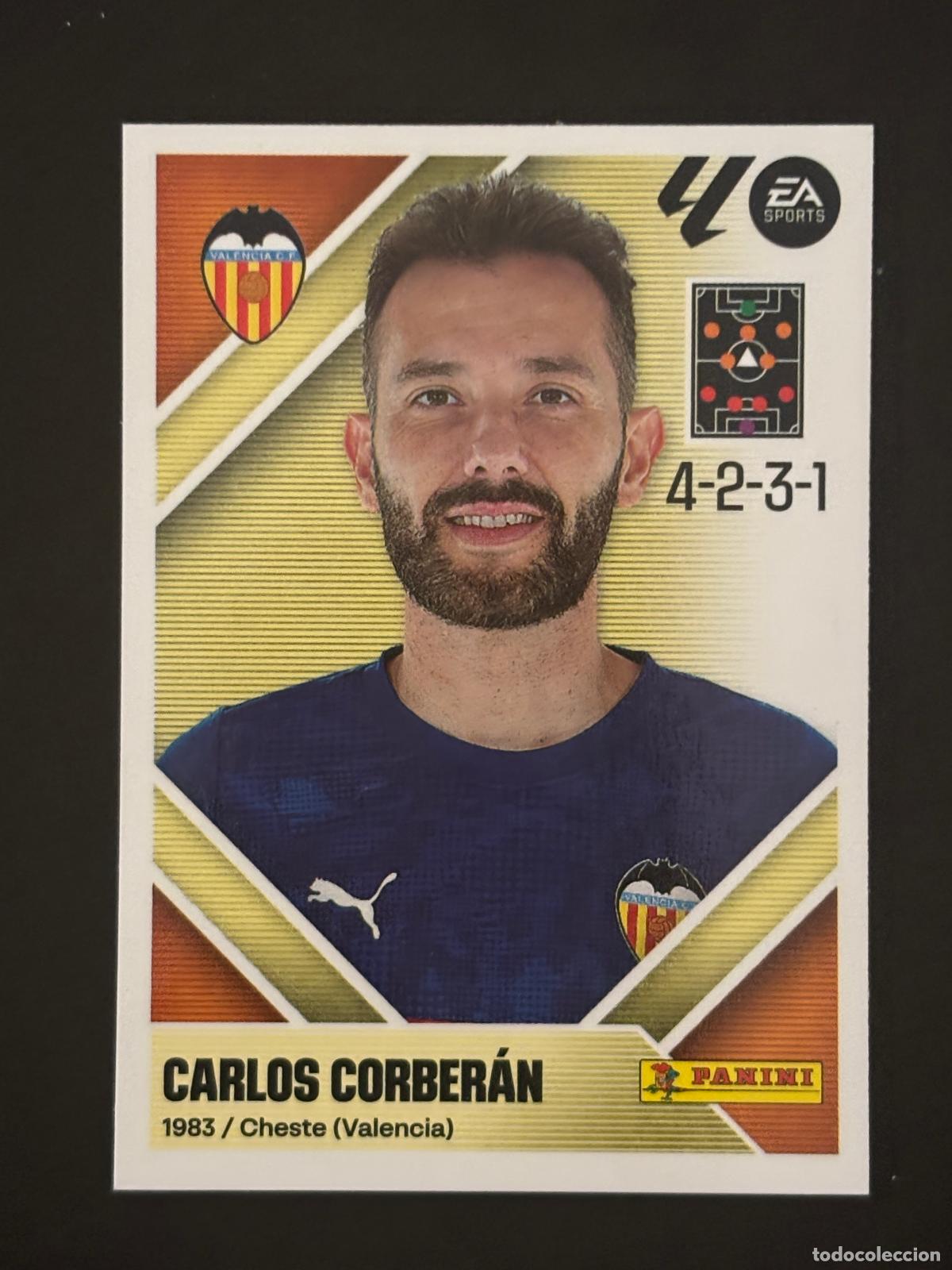 Figurine di Calcio: 2 CARLOS CORBER&Aacute;N VALENCIA ENTRENADOR LIGA ESTE 26-27 2026-2027 PANINI LALIGA EA SPORTS