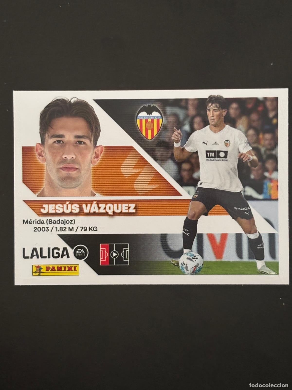 Figurine di Calcio: 10 JES&Uacute;S V&Aacute;ZQUEZ VALENCIA LIGA ESTE 26-27 2026-2027 PANINI LALIGA EA SPORTS