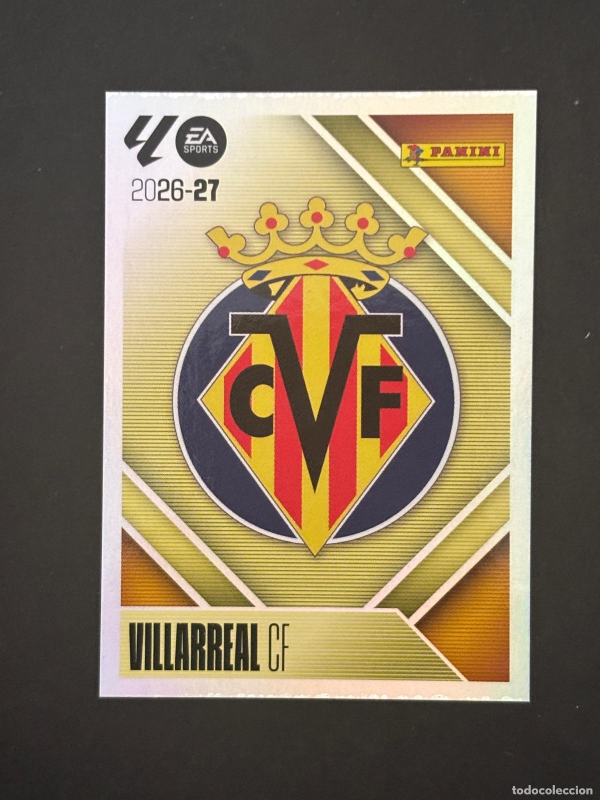 Figurine di Calcio: 1 ESCUDO VILLARREAL LIGA ESTE 26-27 2026-2027 PANINI LALIGA EA SPORTS