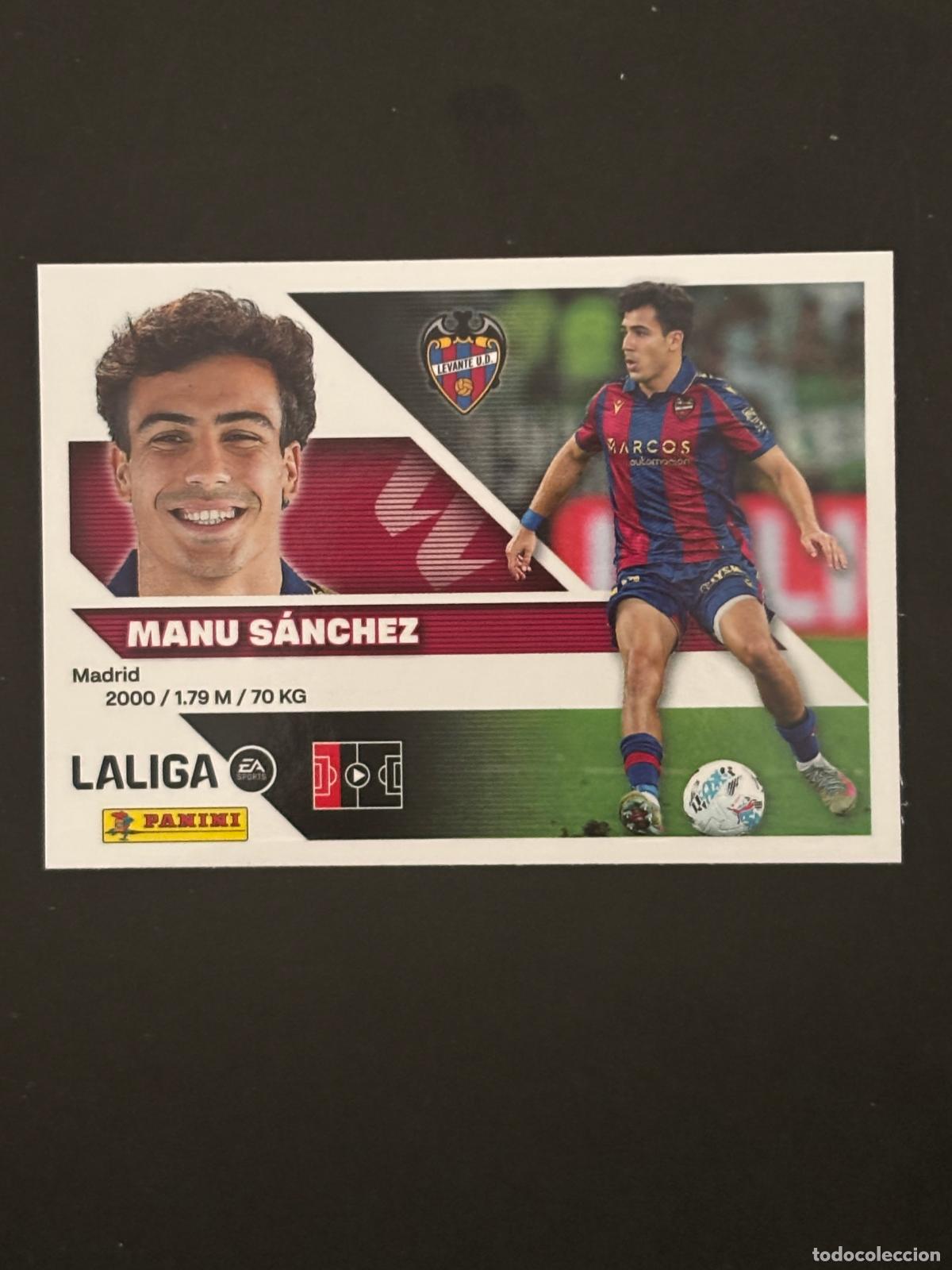 Figurine di Calcio: 9 MANU S&Aacute;NCHEZ LEVANTE LIGA ESTE 26-27 2026-2027 PANINI LALIGA EA SPORTS
