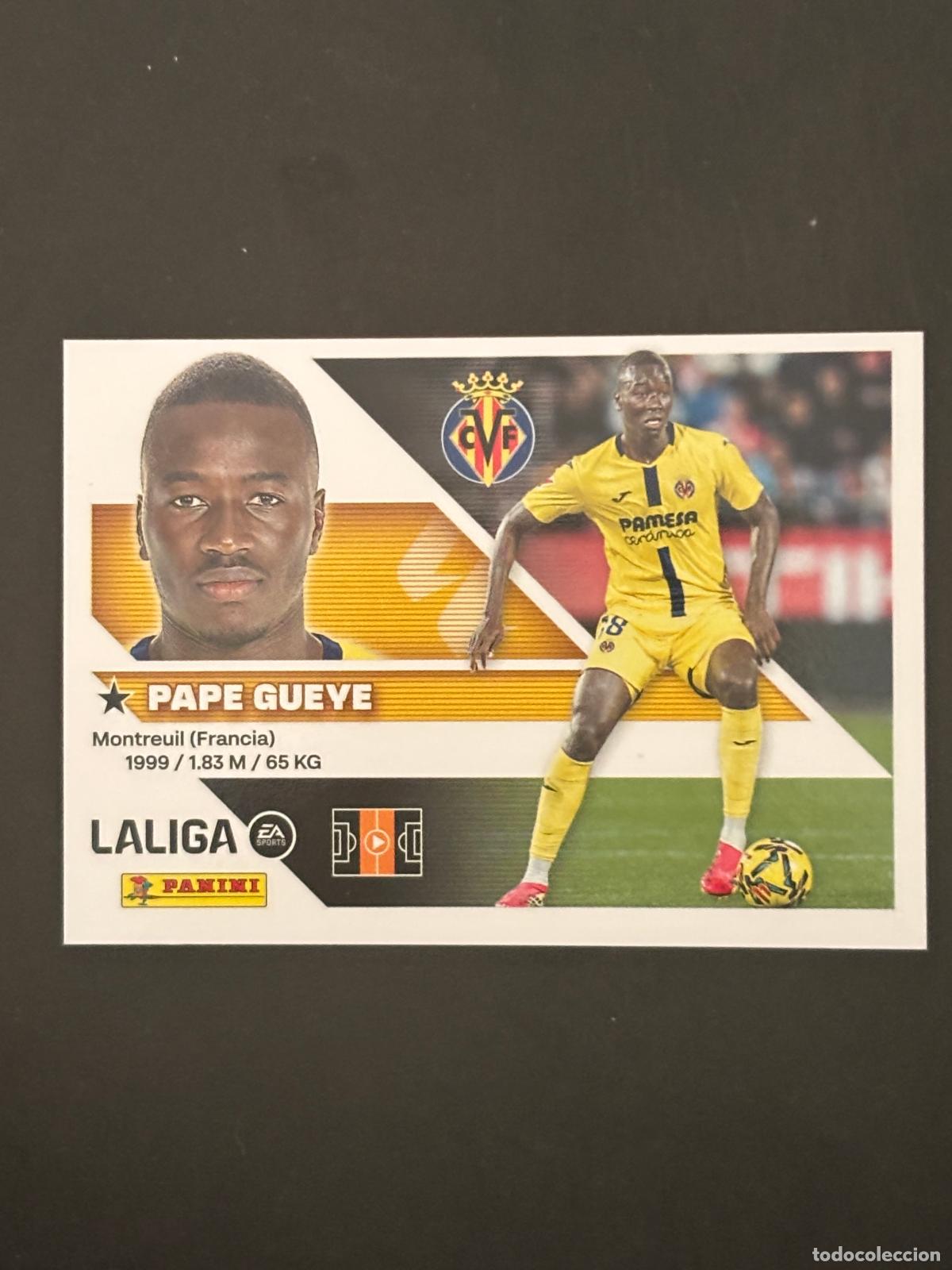 Cartes &agrave; collectionner de Football: 11 PAPE GUEYE VILLARREAL LIGA ESTE 26-27 2026-2027 PANINI LALIGA EA SPORTS