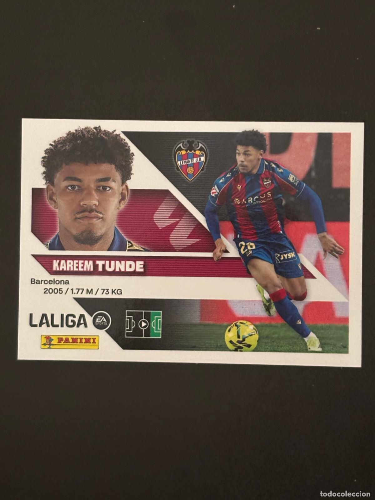 Cromos de f&uacute;tbol: 16 TUNDE LEVANTE LIGA ESTE 26-27 2026-2027 PANINI LALIGA EA SPORTS