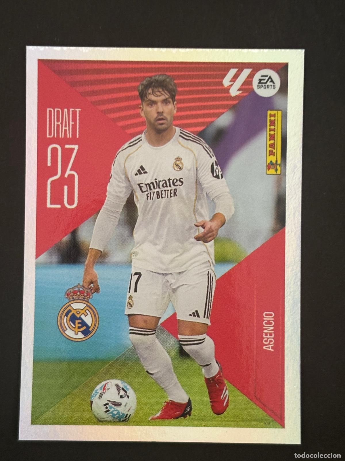 Cromos de f&uacute;tbol: 1 ASENCIO REAL MADRID DRAFT 23 LIGA ESTE 26-27 2026-2027 PANINI LALIGA EA SPORTS