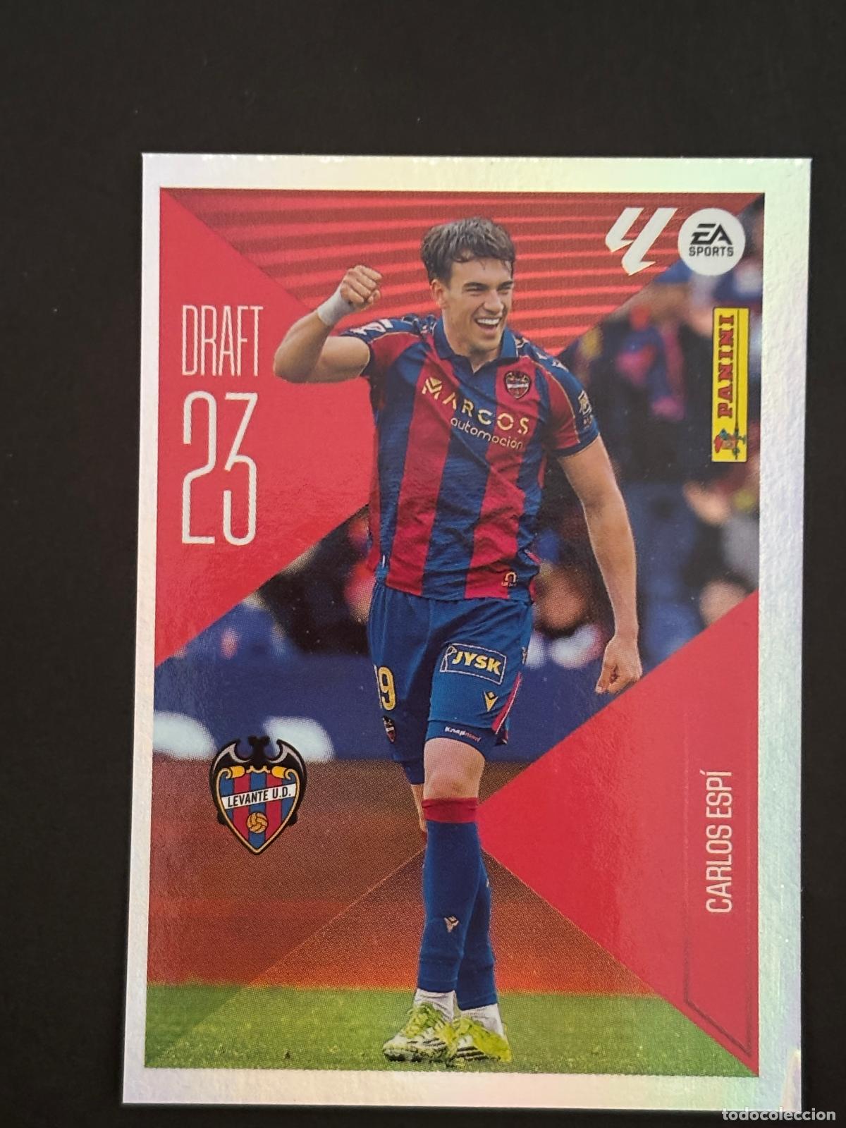 Cromos de f&uacute;tbol: 4 CARLOS ESP&Iacute; LEVANTE DRAFT 23 LIGA ESTE 26-27 2026-2027 PANINI LALIGA EA SPORTS