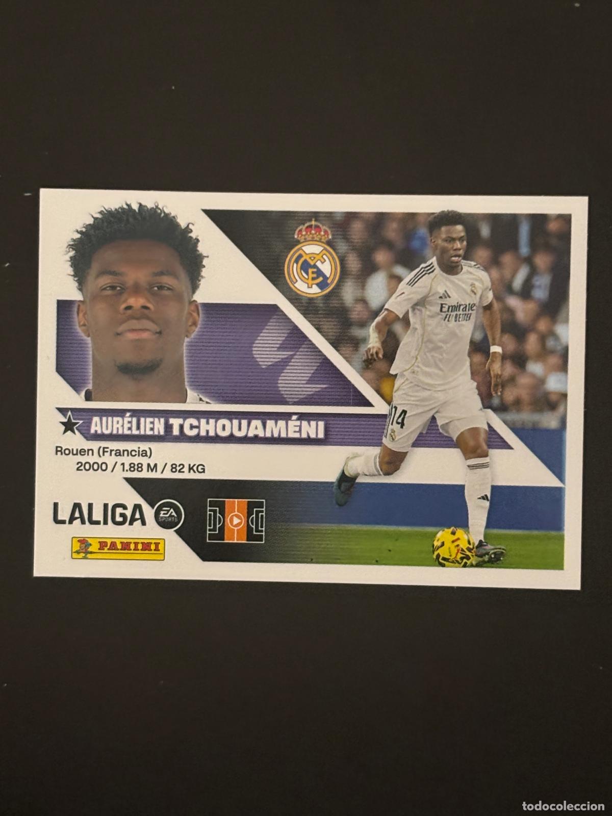 Cromos de f&uacute;tbol: 11 TCHOUAM&Eacute;NI REAL MADRID LIGA ESTE 26-27 2026-2027 PANINI LALIGA EA SPORTS