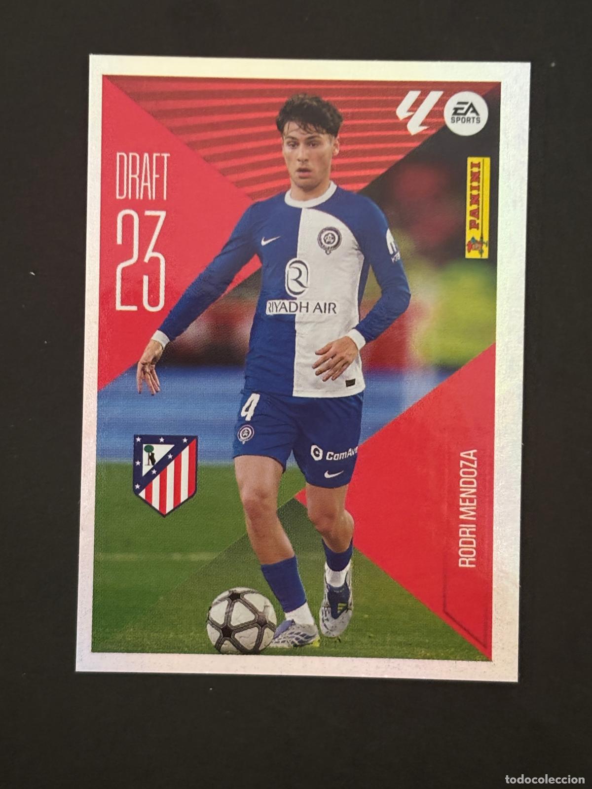 Cromos de f&uacute;tbol: 21 RODRI MENDOZA AT MADRID DRAFT 23 LIGA ESTE 26-27 2026-2027 PANINI LALIGA EA SPORTS