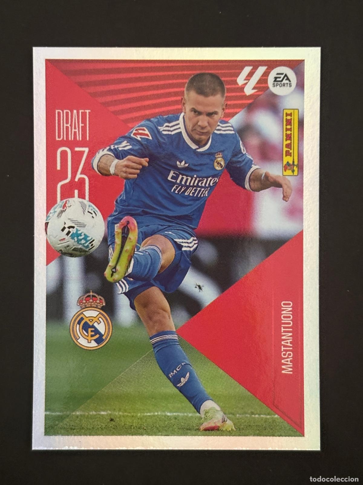 Cromos de f&uacute;tbol: 16 MASTANTUONO REAL MADRID DRAFT 23 LIGA ESTE 26-27 2026-2027 PANINI LALIGA EA SPORTS