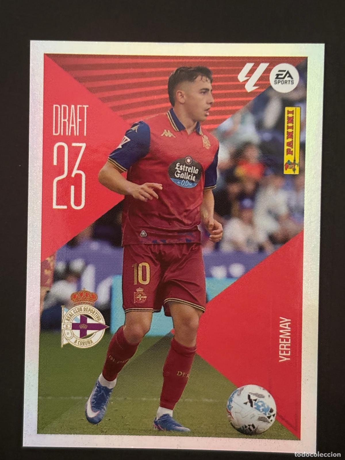 Cromos de f&uacute;tbol: 23 YEREMAY DEPORTIVO DRAFT 23 LIGA ESTE 26-27 2026-2027 PANINI LALIGA EA SPORTS