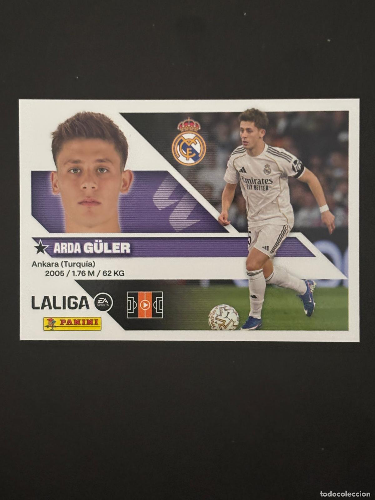 Cromos de f&uacute;tbol: 14 ARDA GULER REAL MADRID LIGA ESTE 26-27 2026-2027 PANINI LALIGA EA SPORTS