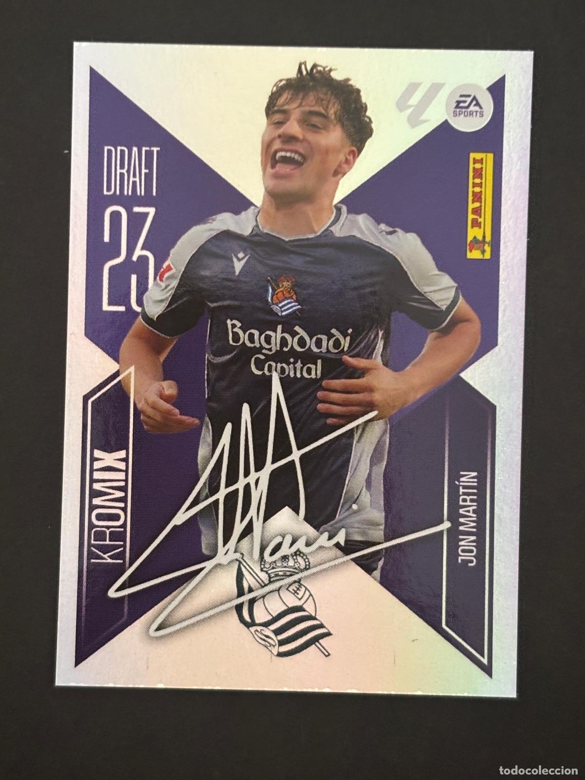 Cromos de f&uacute;tbol: K9 GONZALO REAL MADRID DRAFT 23 KROMIX LIGA ESTE 26-27 2026-2027 PANINI LALIGA EA SPORTS