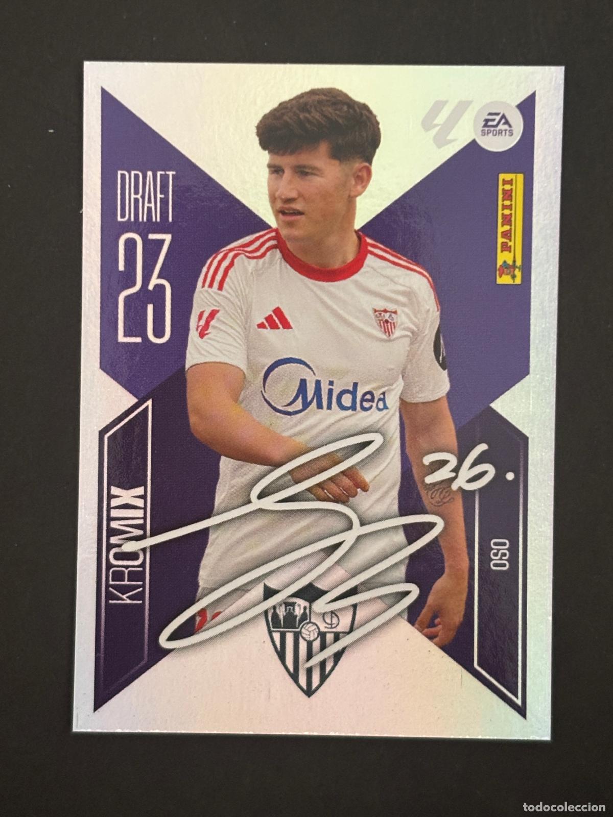 Cromos de f&uacute;tbol: K14 JUANLU SEVILLA DRAFT 23 KROMIX LIGA ESTE 26-27 2026-2027 PANINI LALIGA EA SPORTS
