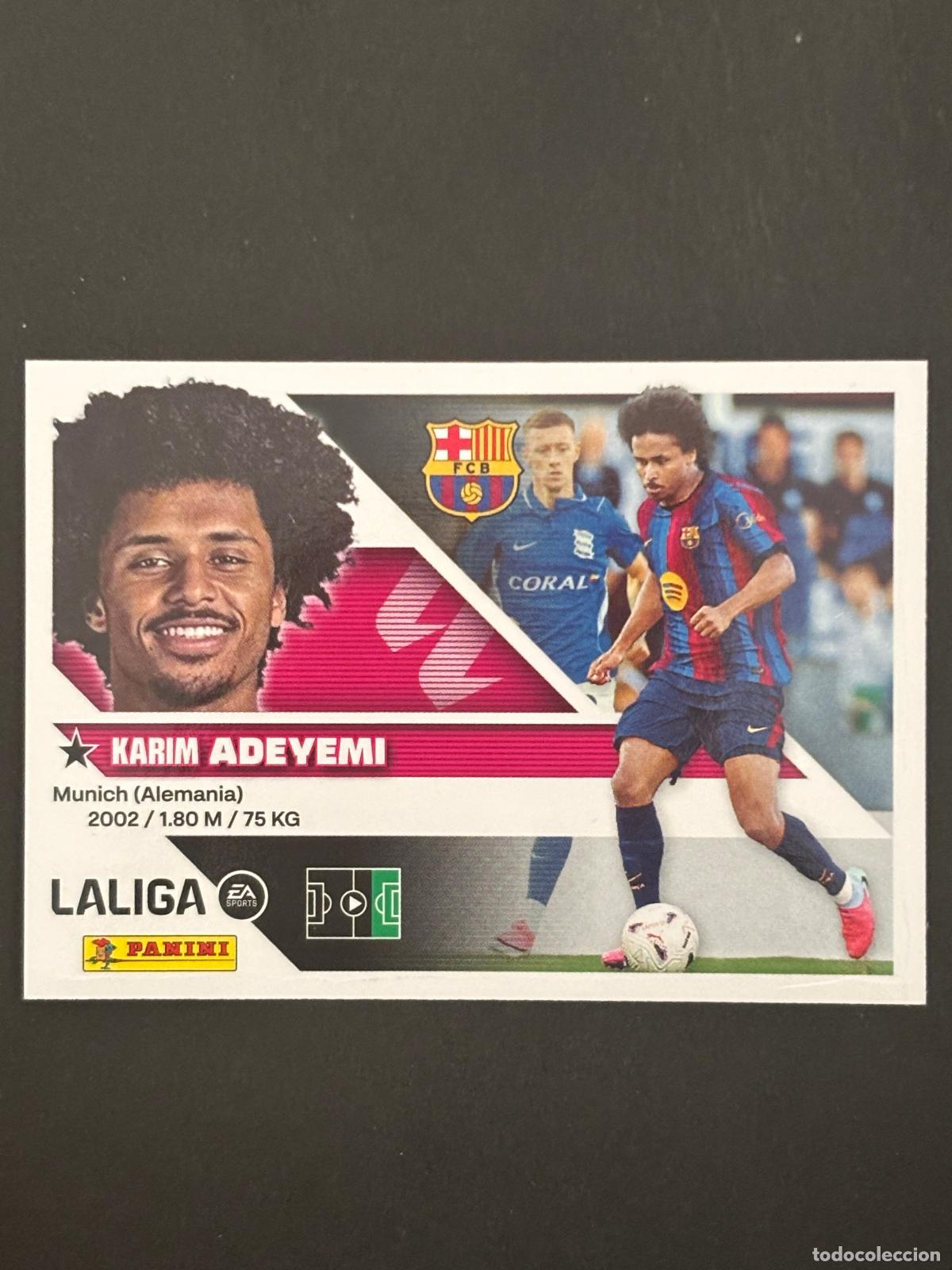 Football Stickers: UF19 ADEYEMI &Uacute;LTIMOS FICHAJES 2&ordf; EDICI&Oacute;N LIGA ESTE 26-27 2026-2027 PANINI LALIGA EA SPORTS