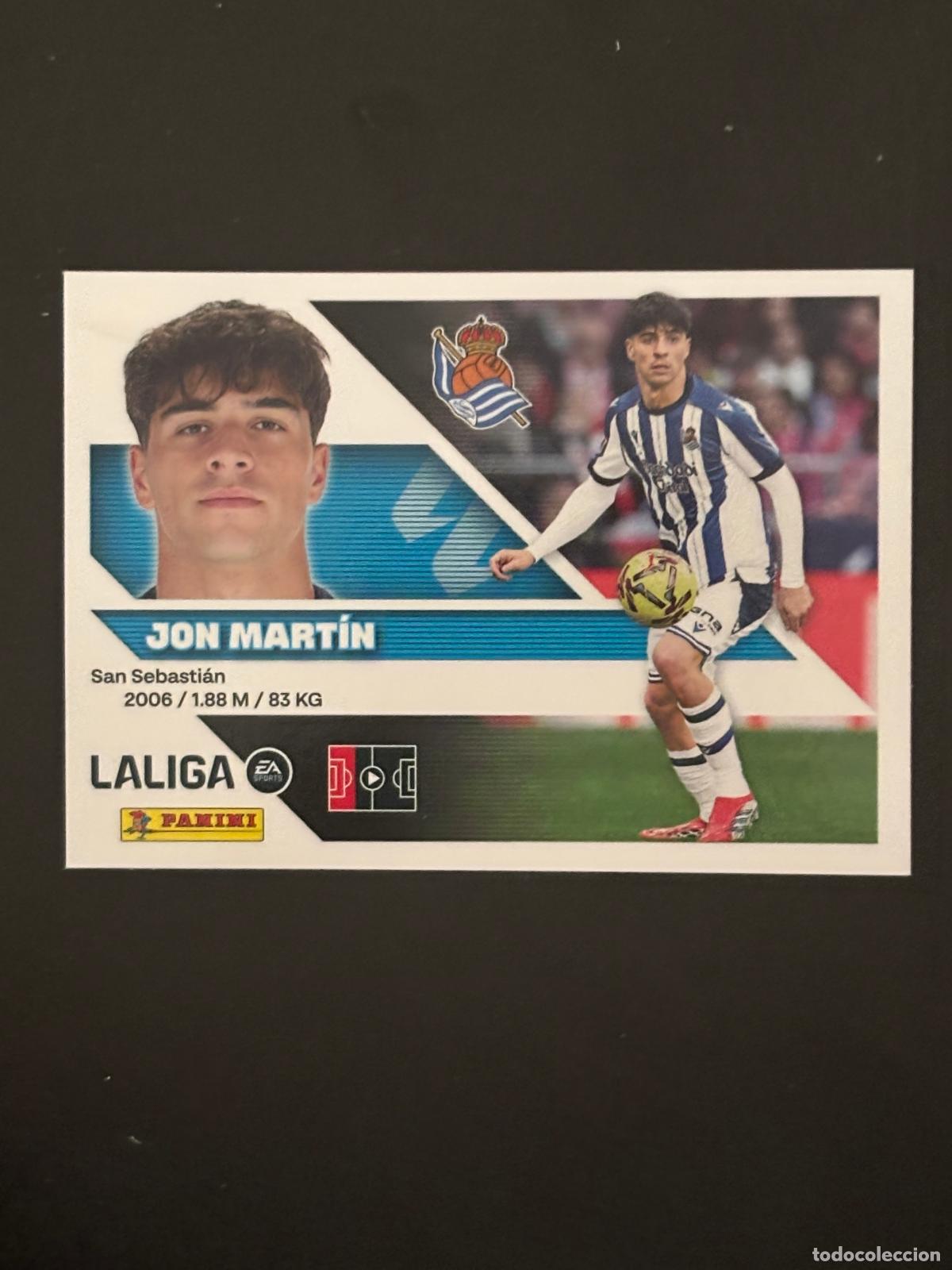 Cromos de Futebol: 7 JON MART&Iacute;N REAL SOCIEDAD LIGA ESTE 26-27 2026-2027 PANINI LALIGA EA SPORTS