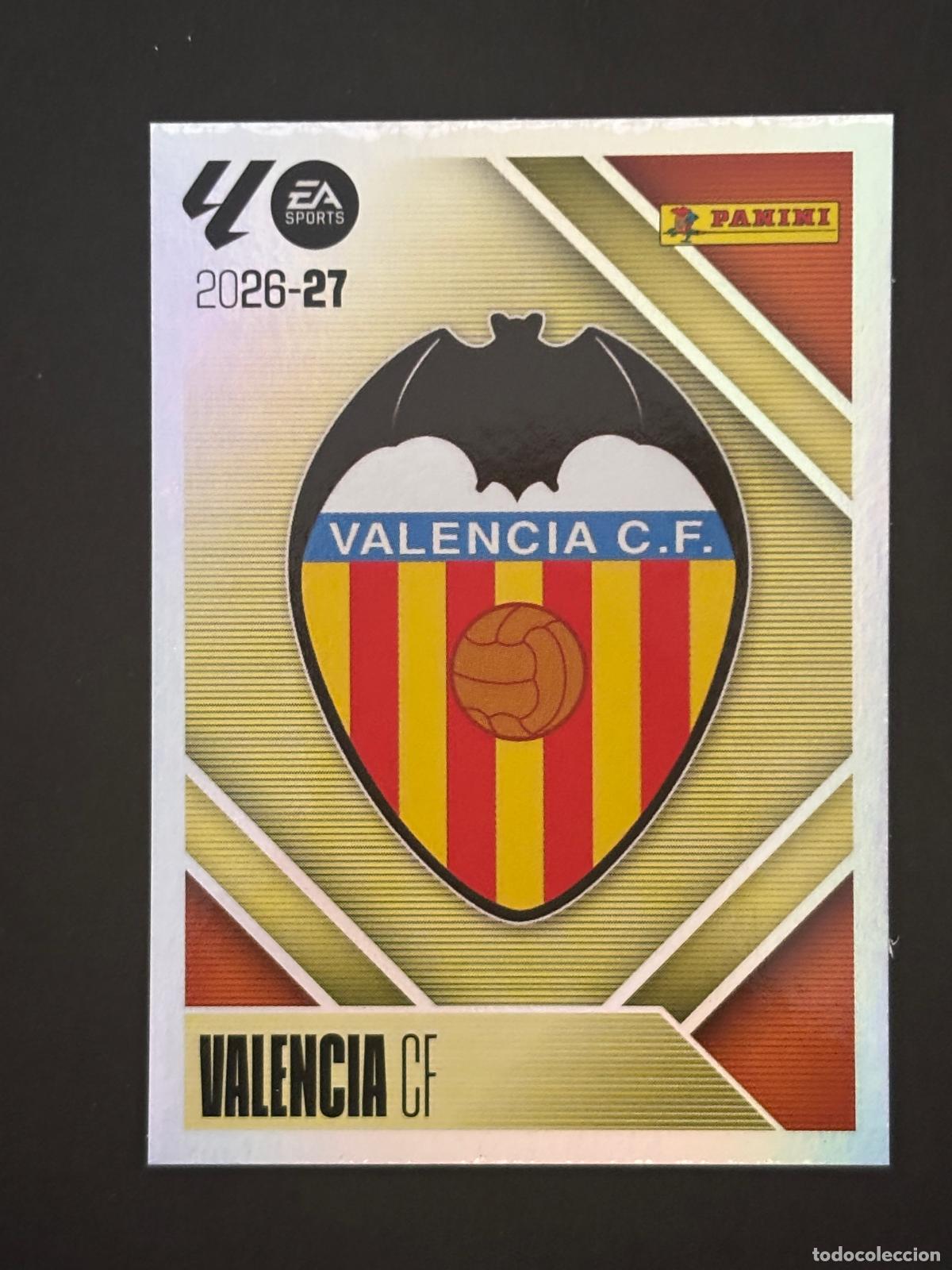 Cromos de Futebol: 1 ESCUDO VALENCIA LIGA ESTE 26-27 2026-2027 PANINI LALIGA EA SPORTS